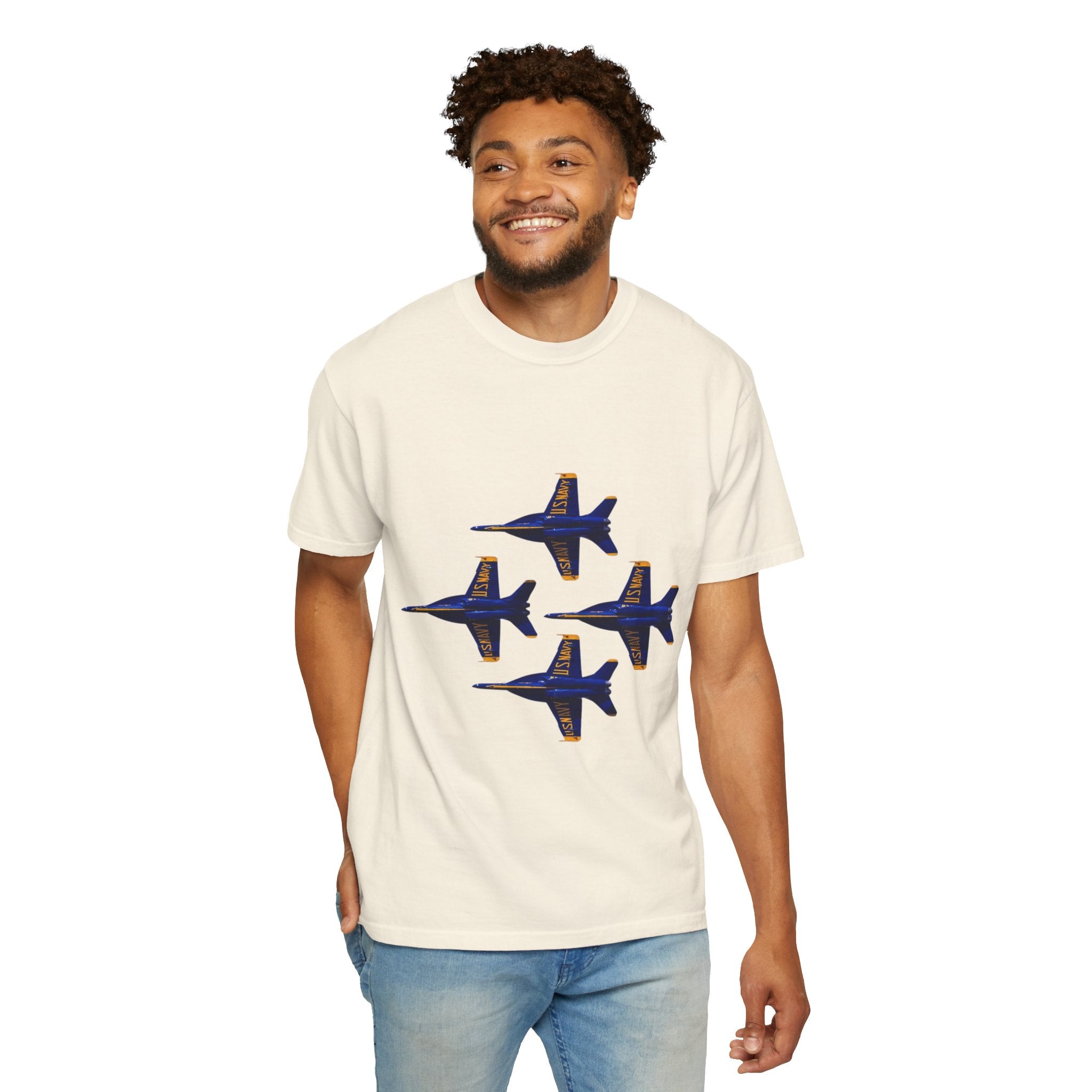 Unisex T-shirt Blue Angels Diamond 4 Front Logo - No Text
