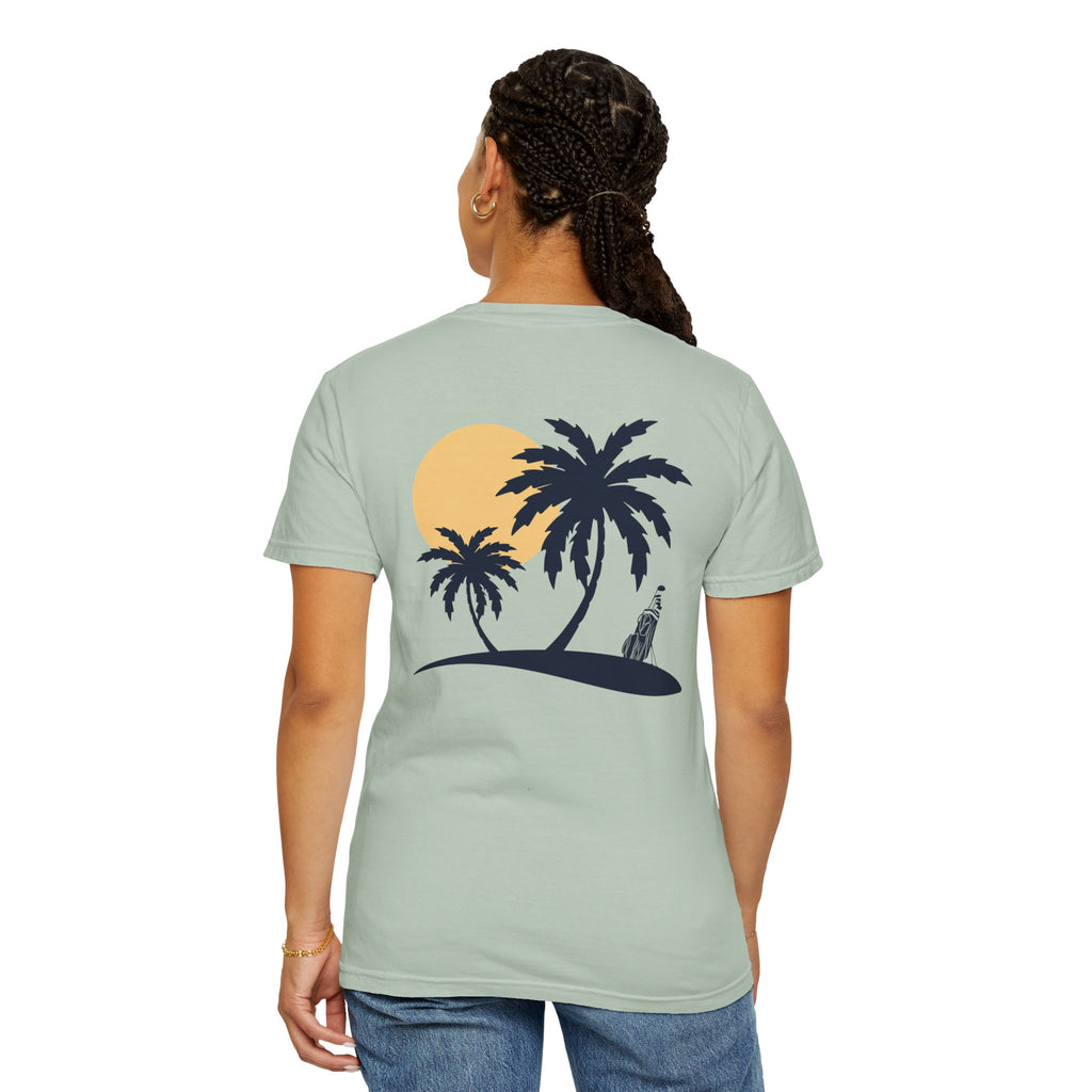 Sunset Palm Trees & Golf T-Shirt