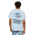 Blue Angels Air Show T-Shirt – Vintage Pensacola Beach Pier Jet Flyover – Navy Pilot Aviation Graphic Tee – Patriotic Military Shirt