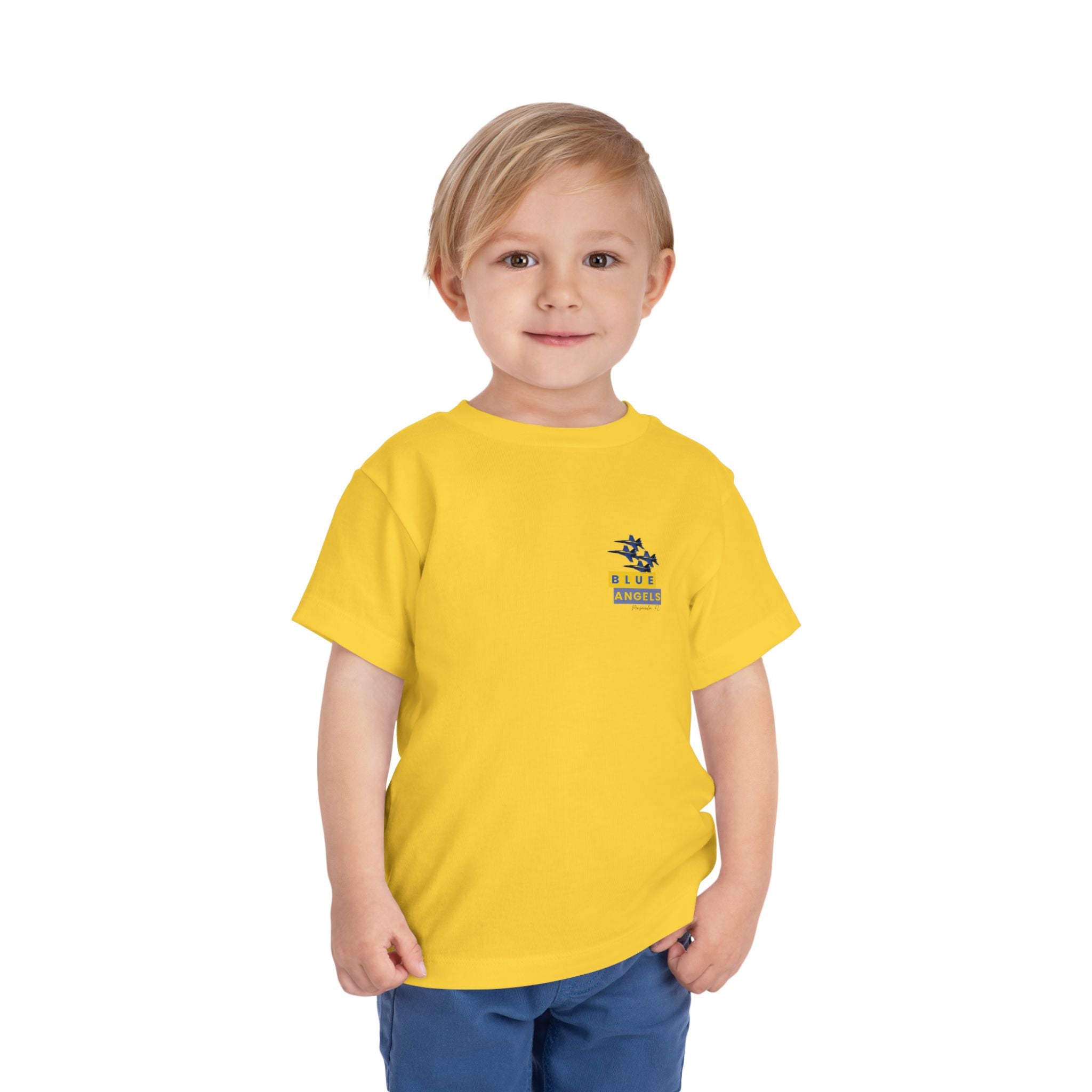 Blue Angels Diamond 4 Kids Shirt | Youth Jet Fighter Tee | Pensacola Florida Navy Air Show T-Shirt