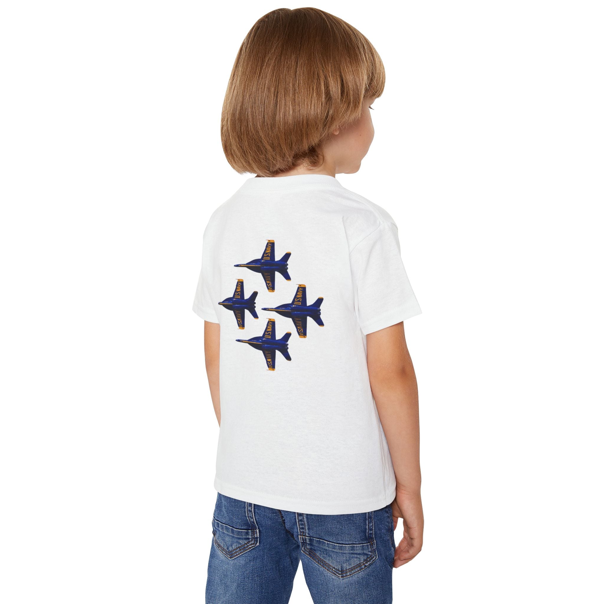 Kids Blue Angels T-Shirt | Youth Jet Formation Tee | US Navy Air Show Shirt | Pensacola FL Design