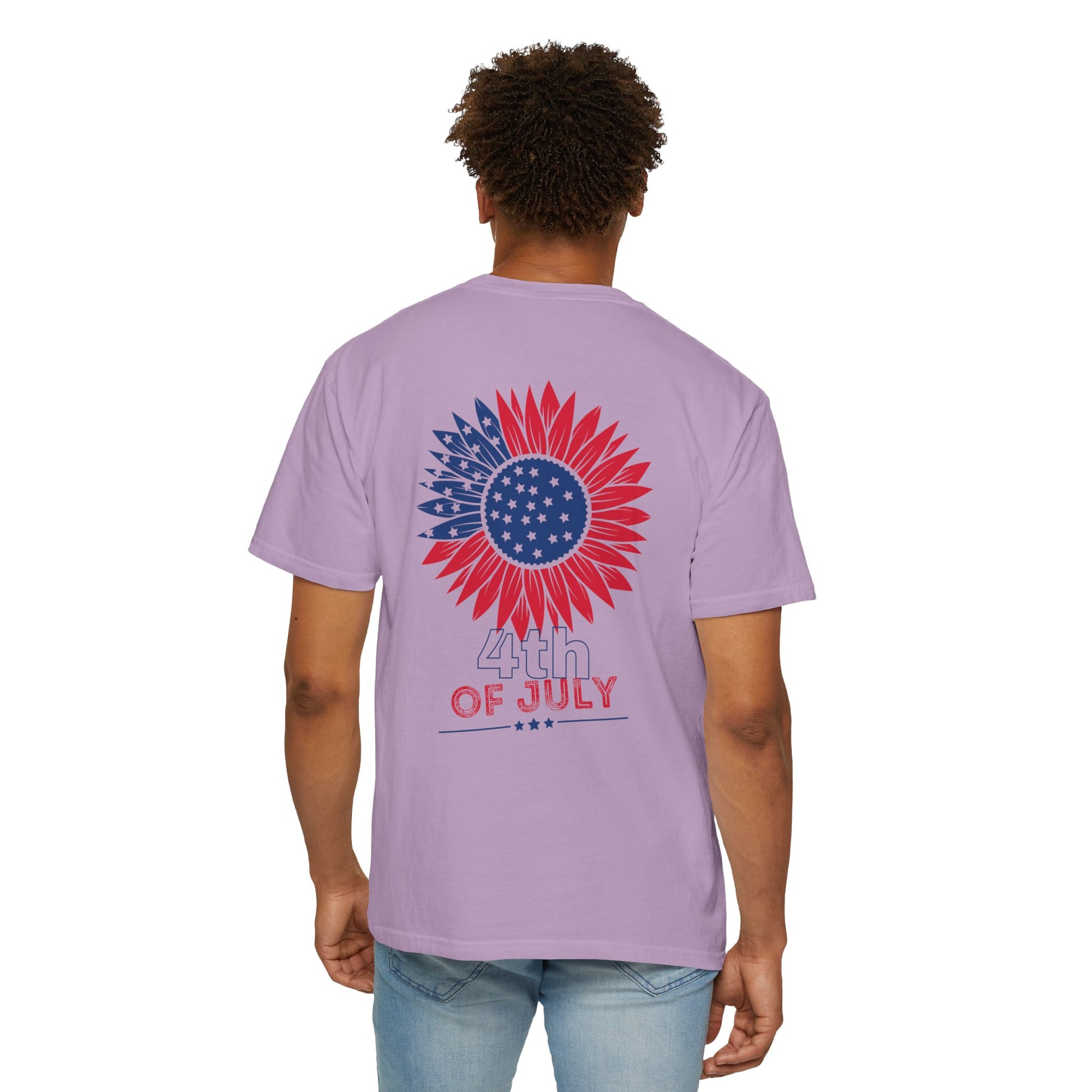 Patriotic Floral 4th of July T-Shirt