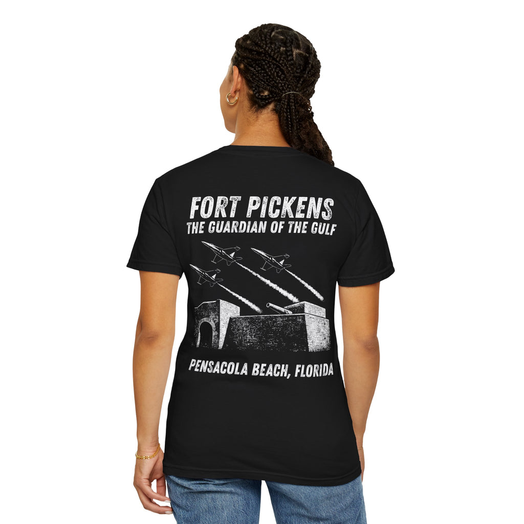 Fort Pickens Guardian of the Gulf T-Shirt - Dark tee with White lettering- Pensacola Beach Florida