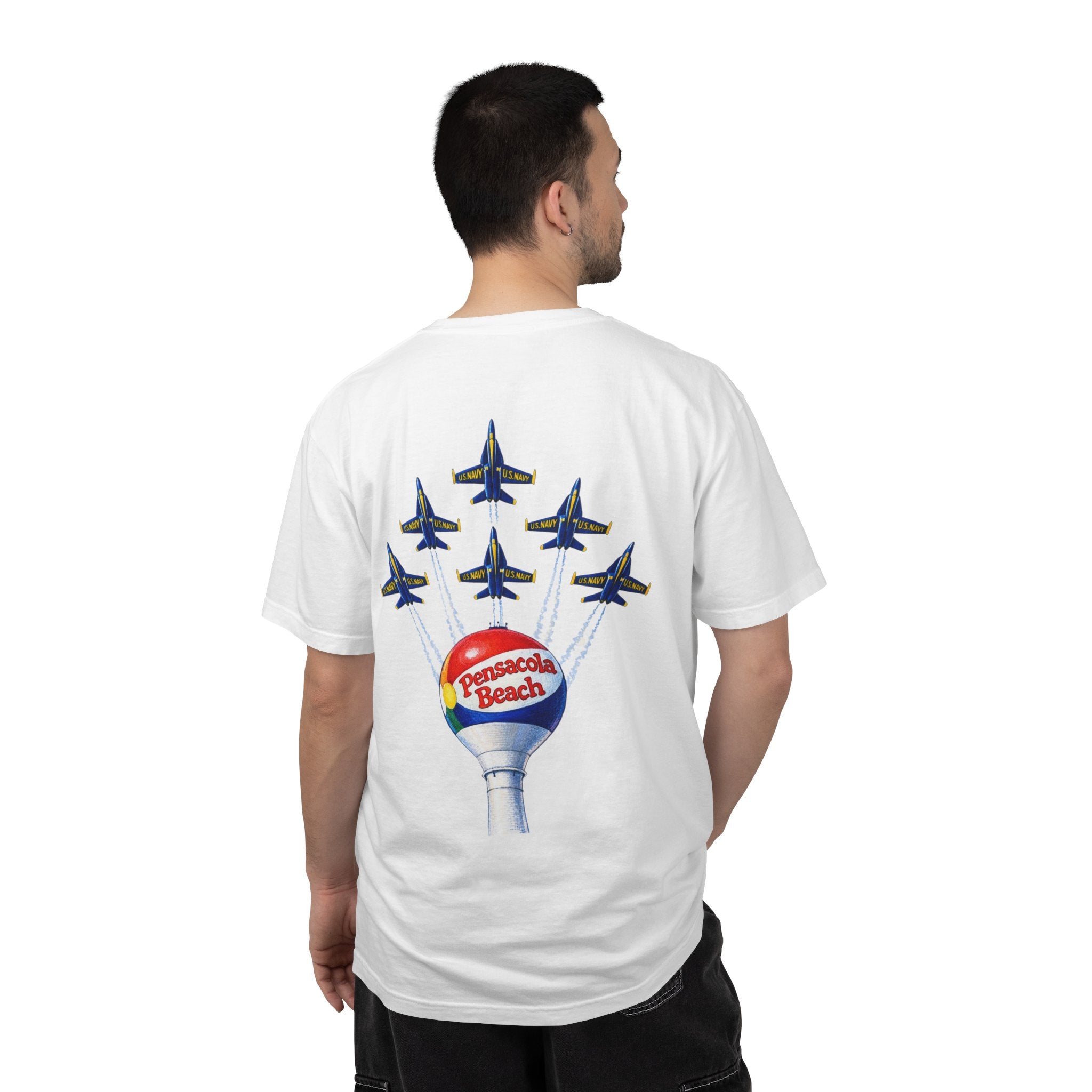 Pensacola Beach Blue Angels Navy Aviation T-Shirt — Florida Air Show Graphic Tee