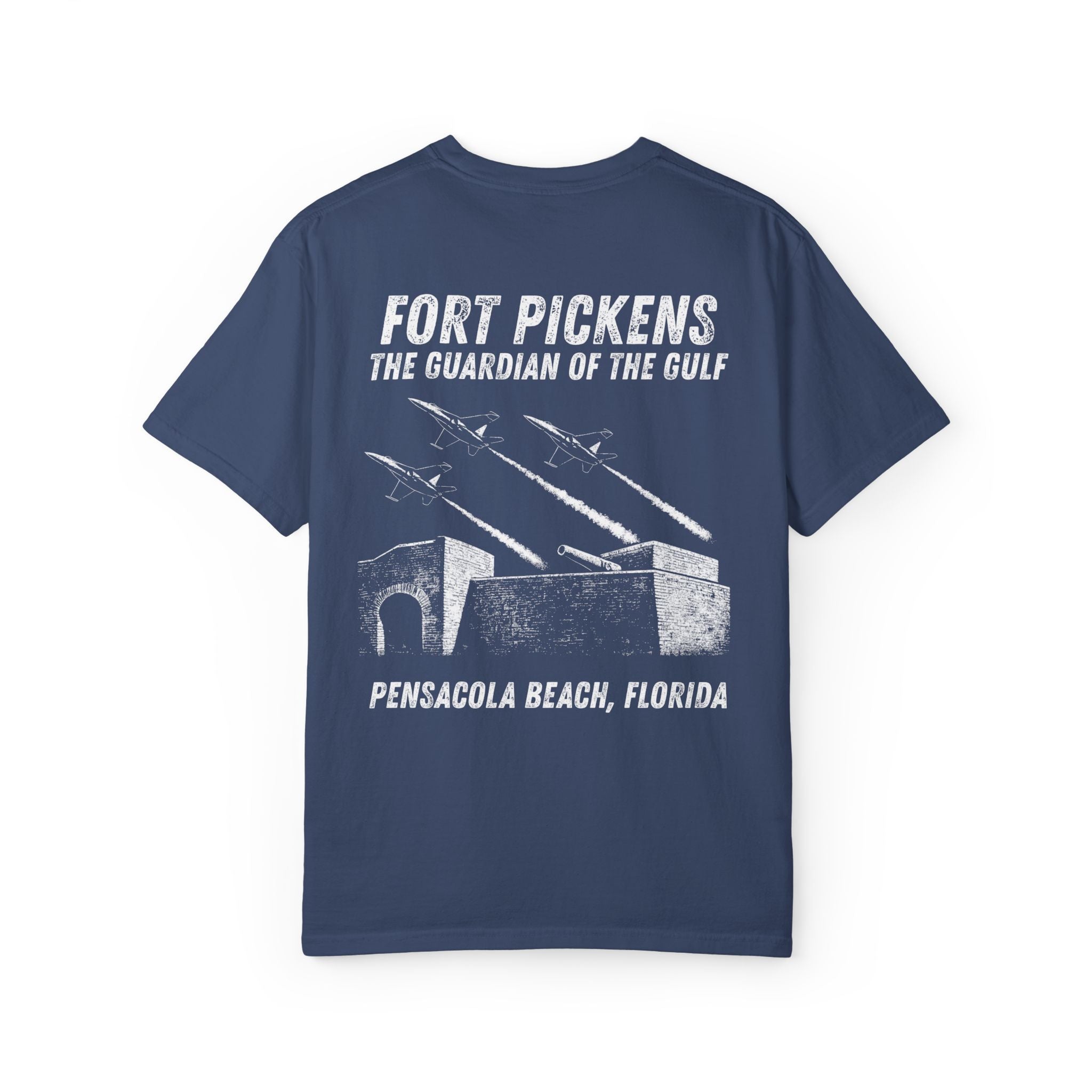 Fort Pickens Guardian of the Gulf T-Shirt - Dark tee with White lettering- Pensacola Beach Florida