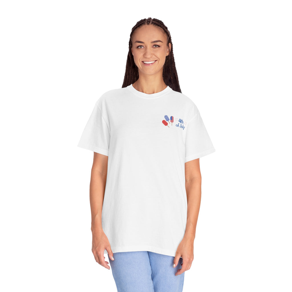 Patriotic Floral 4th of July T-Shirt