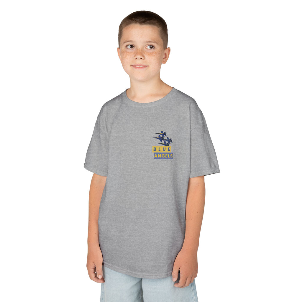 Kids Blue Angels Diamond Formation Tee — Pensacola Airshow Shirt