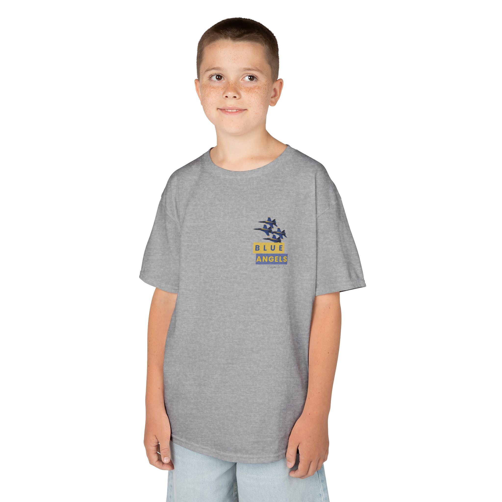 Kids Blue Angels Diamond Formation Tee — Pensacola Airshow Shirt