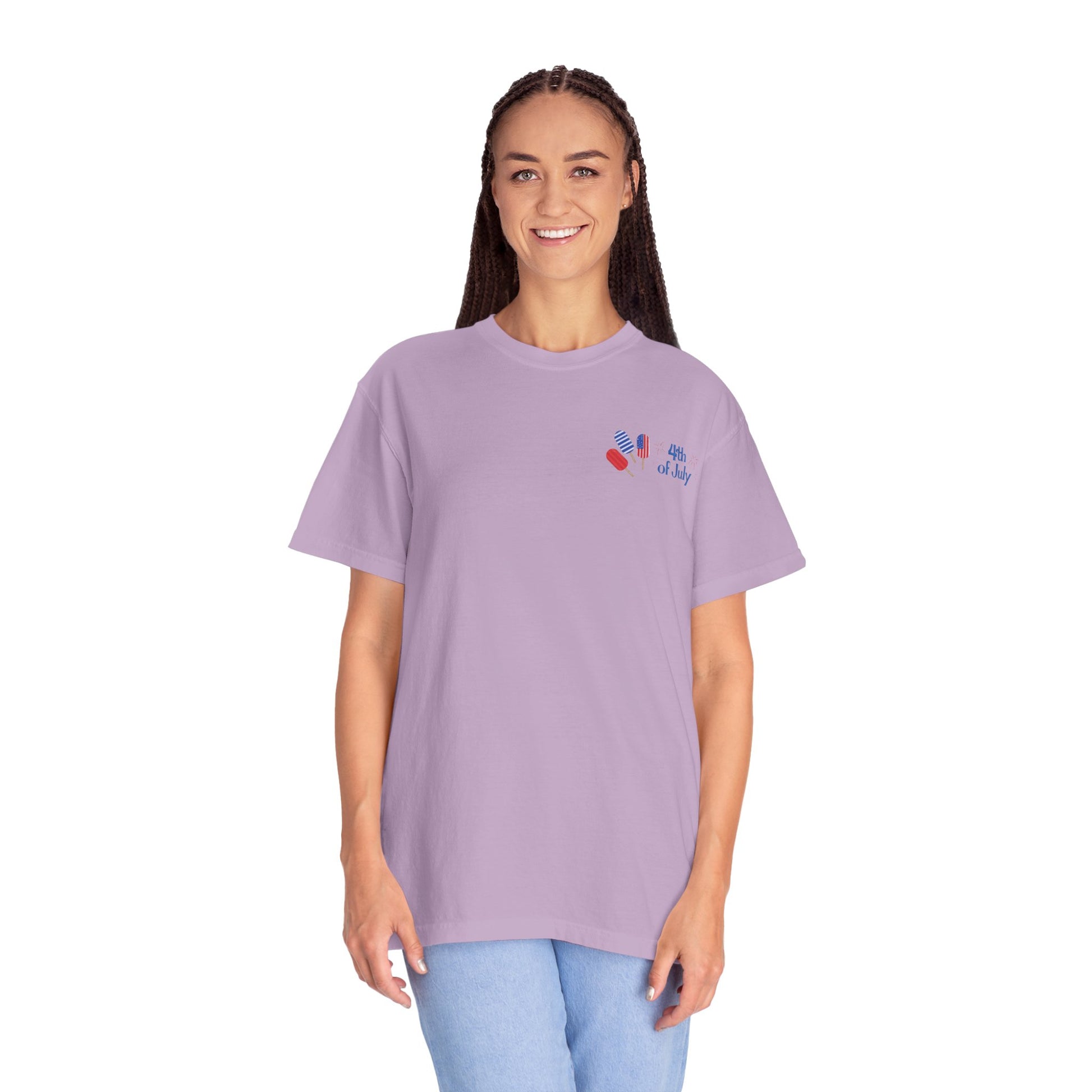 Patriotic Floral 4th of July T-Shirt