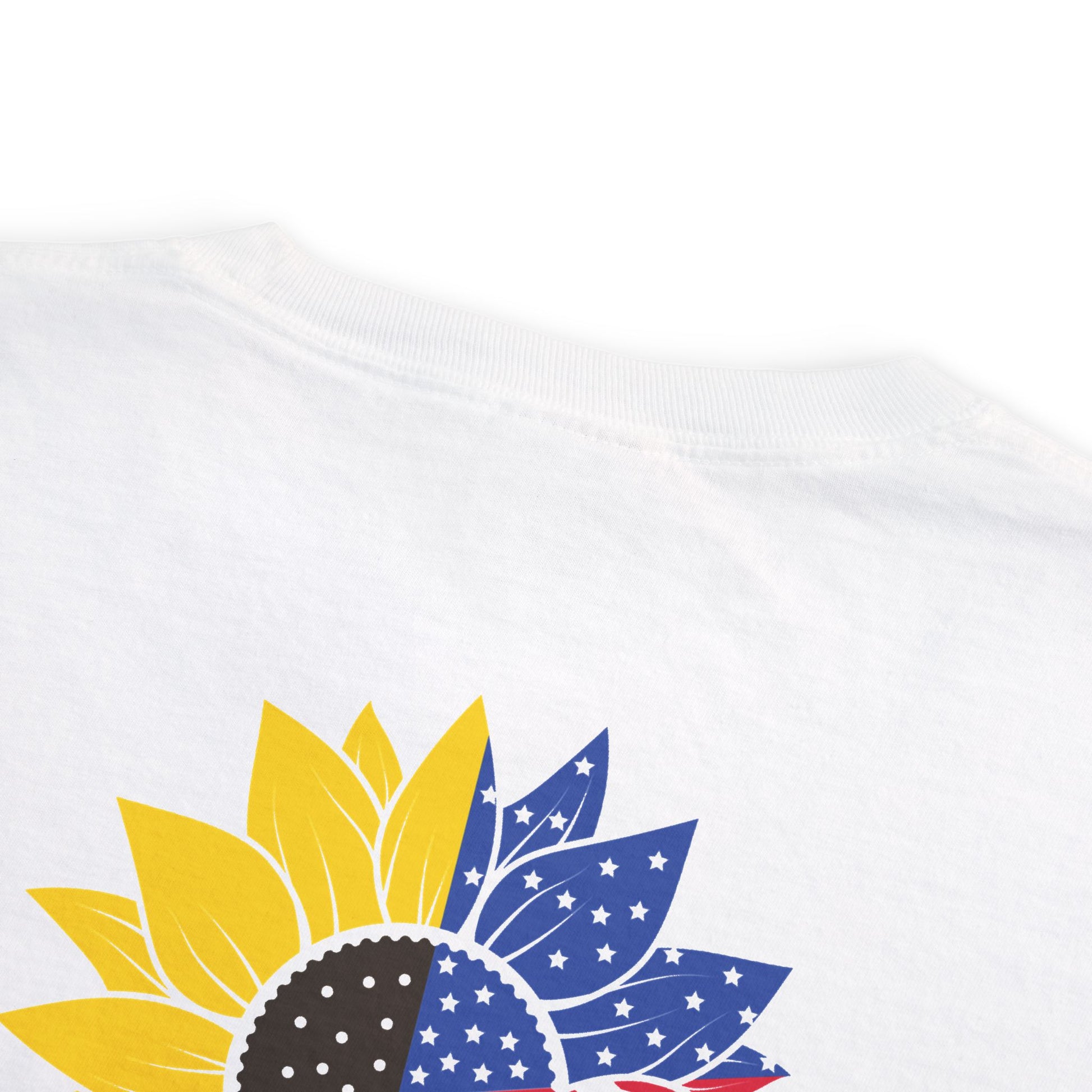 Pocket T-Shirt Fourth of July Floral Home Design