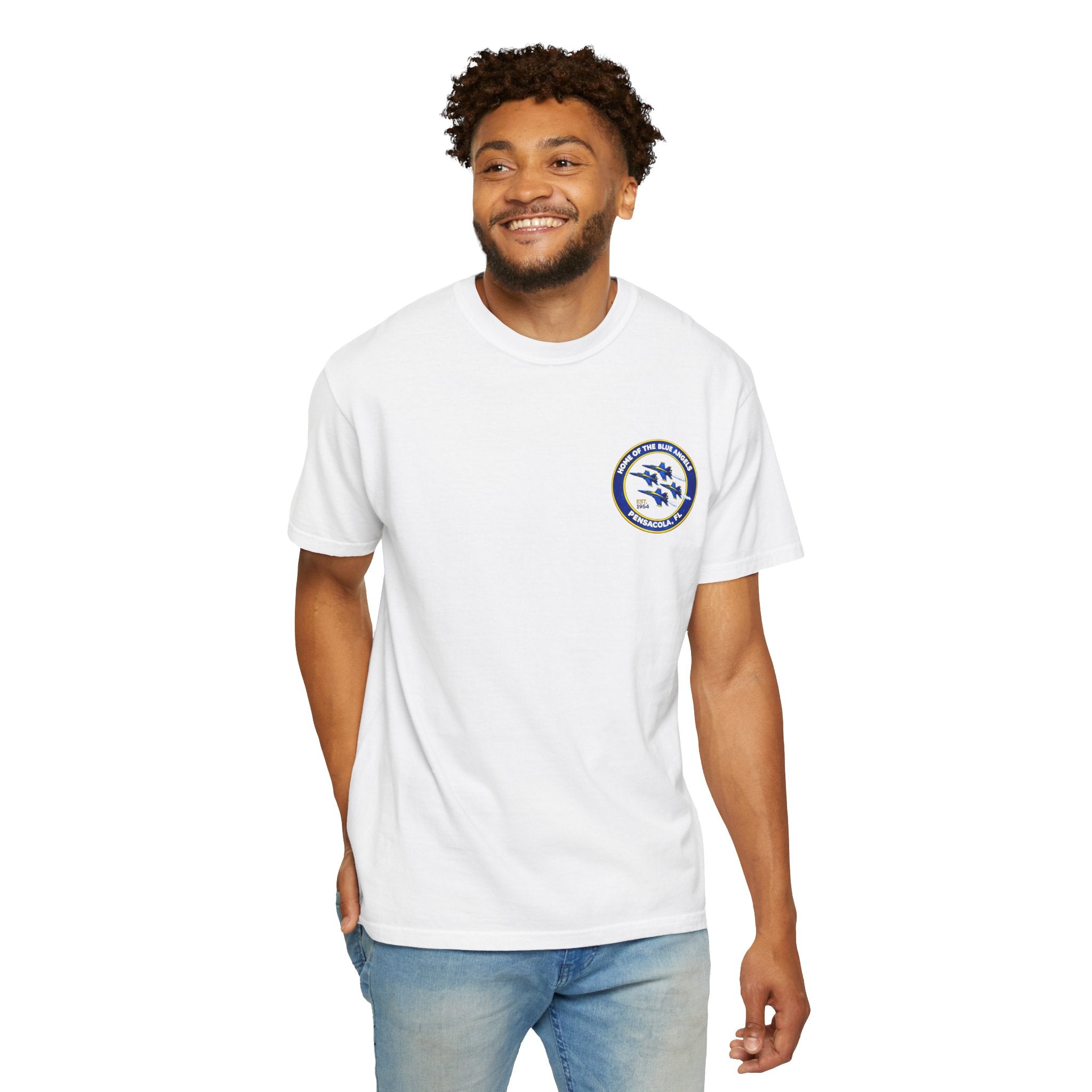 Pensacola Beach Blue Angels Navy Aviation T-Shirt — Florida Air Show Graphic Tee