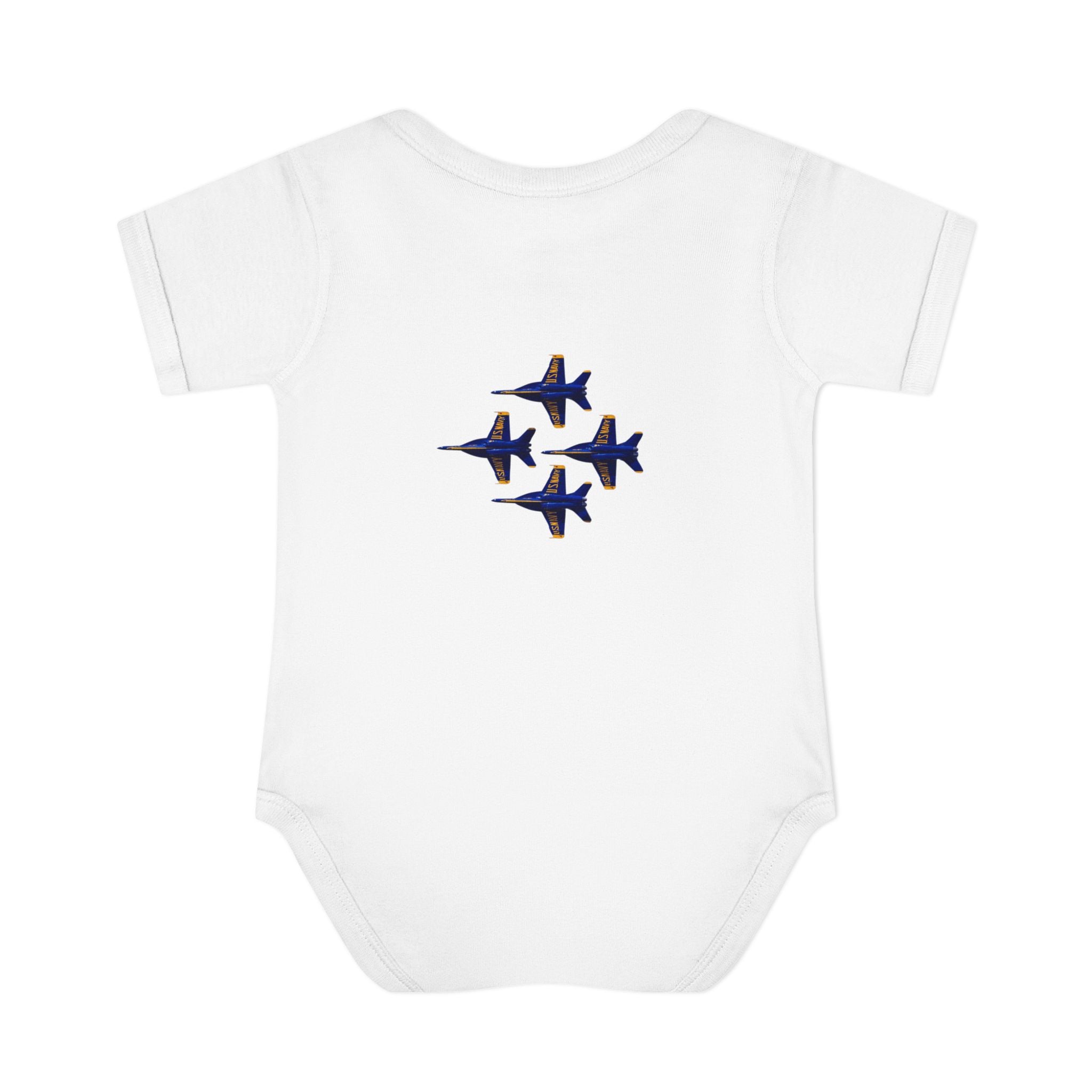 Infant Bodysuit - Blue Angel Airplane Baby Shower Gift and Cute Newborn Clothing