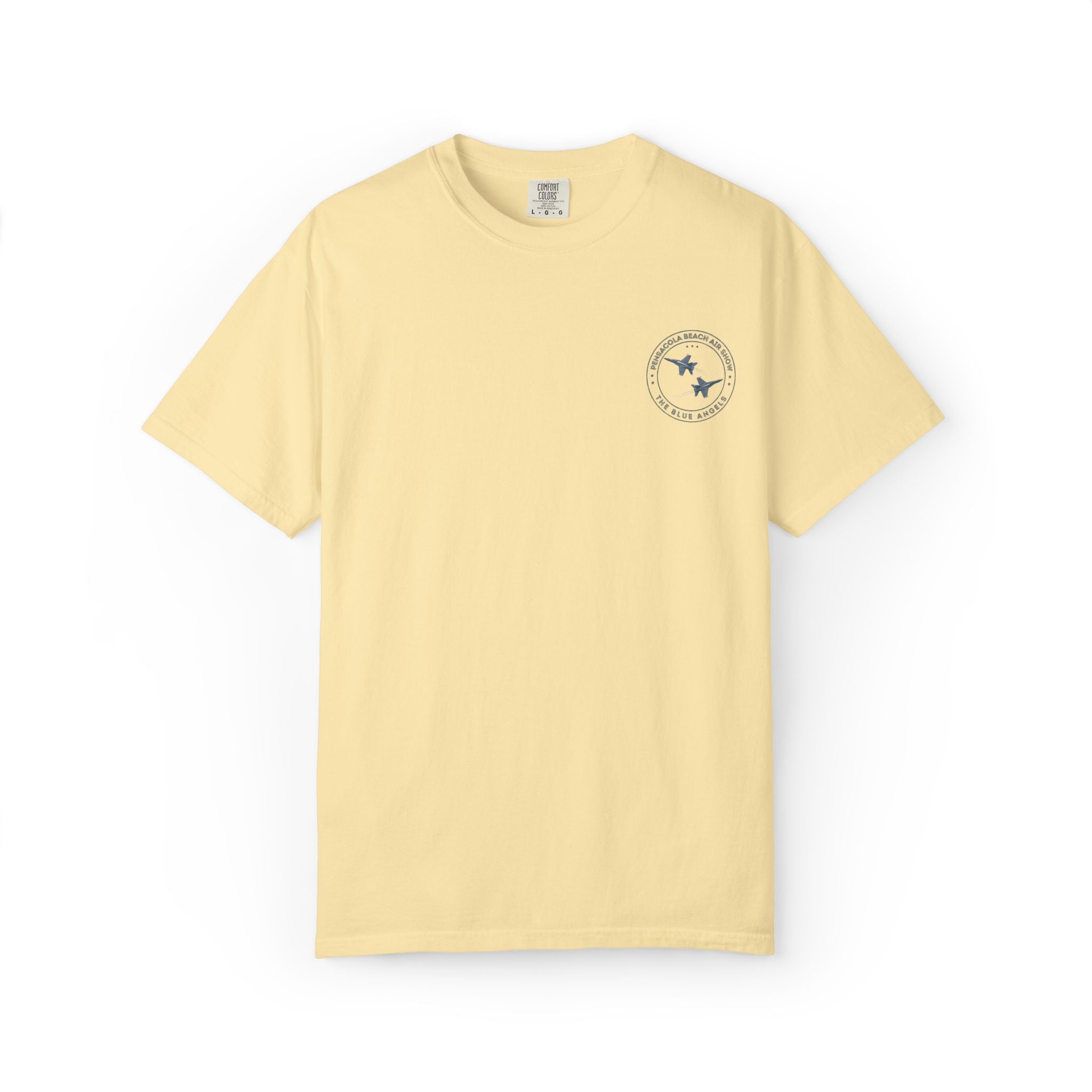 Blue Angels Pensacola Pier T-Shirt – Vintage Florida Beach Graphic Tee – Jet Flyover Coastal Design – Military Air Show Gift Shirt
