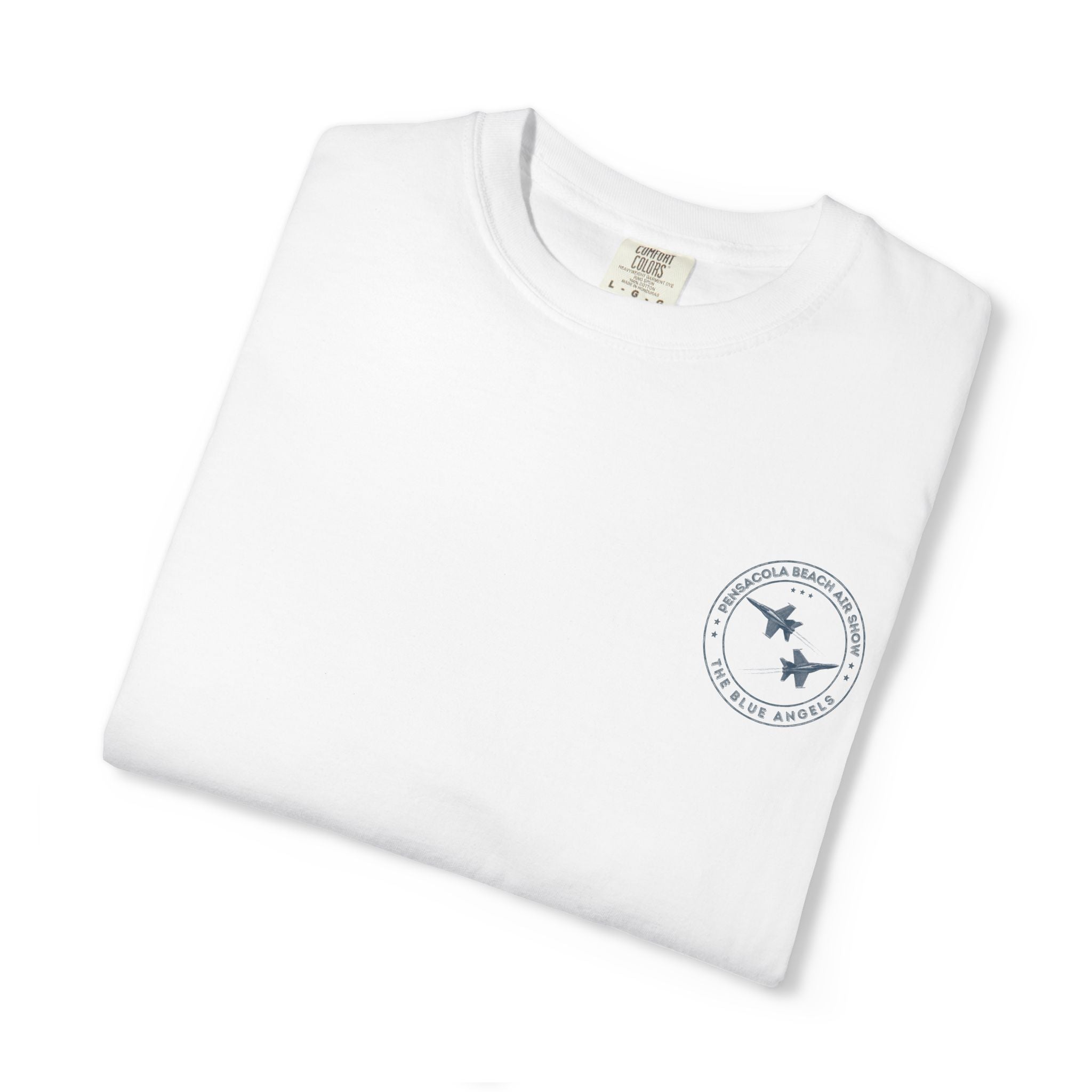 Blue Angels Pensacola Pier T-Shirt – Vintage Florida Beach Graphic Tee – Jet Flyover Coastal Design – Military Air Show Gift Shirt