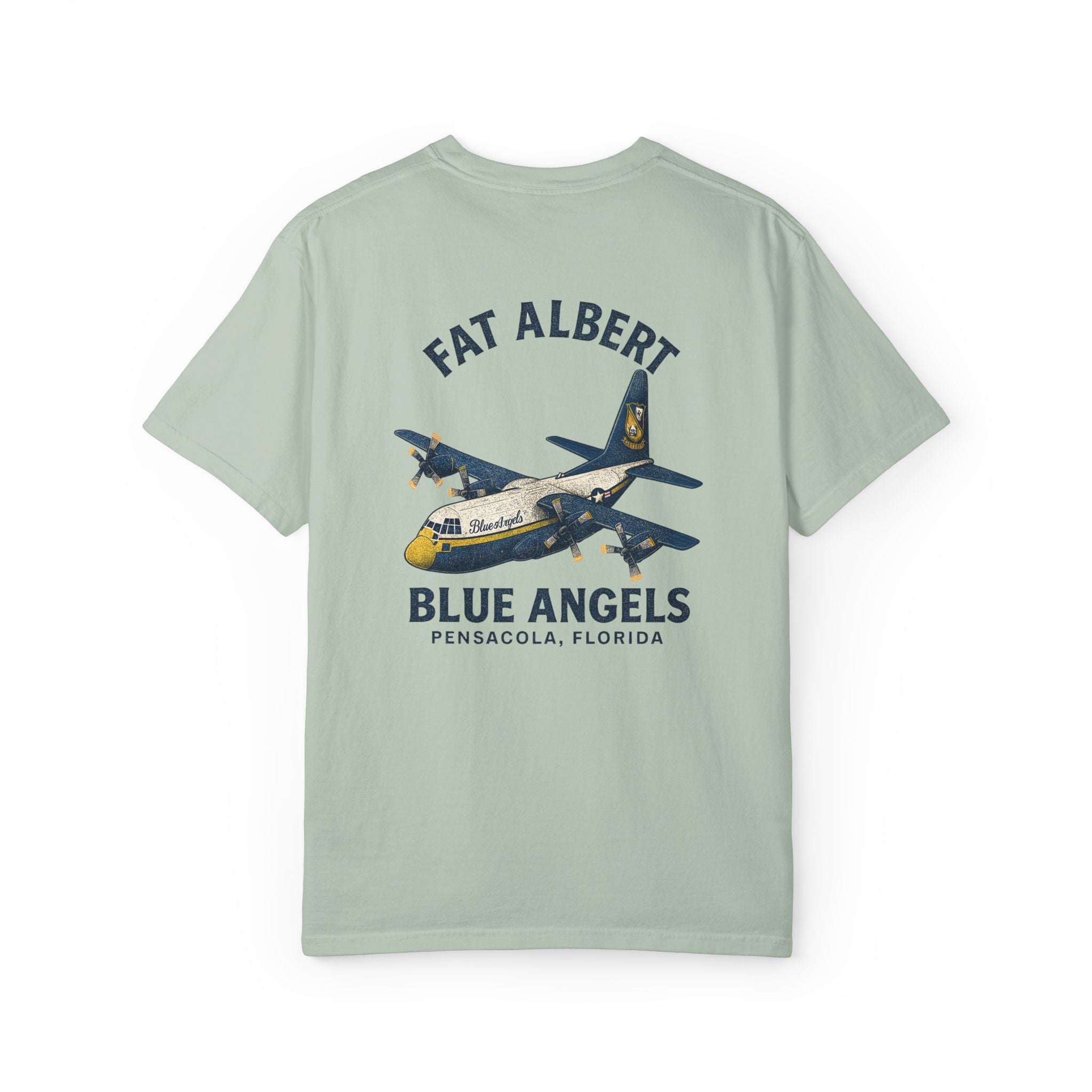 Retro Blue Angels “Fat Albert” Shirt – Pensacola Florida Navy Aviation Vintage Distressed Tee