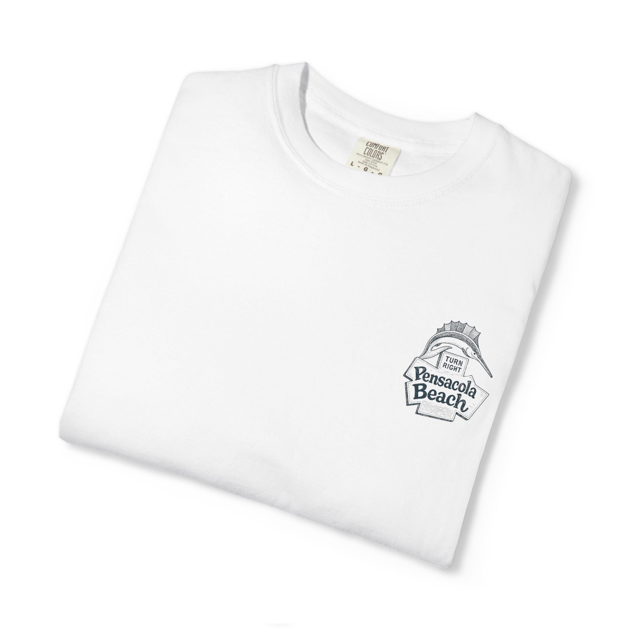 Vintage Pensacola Beach Sign T-Shirt - Scenic Drive - Gulf of America Coastal Tee