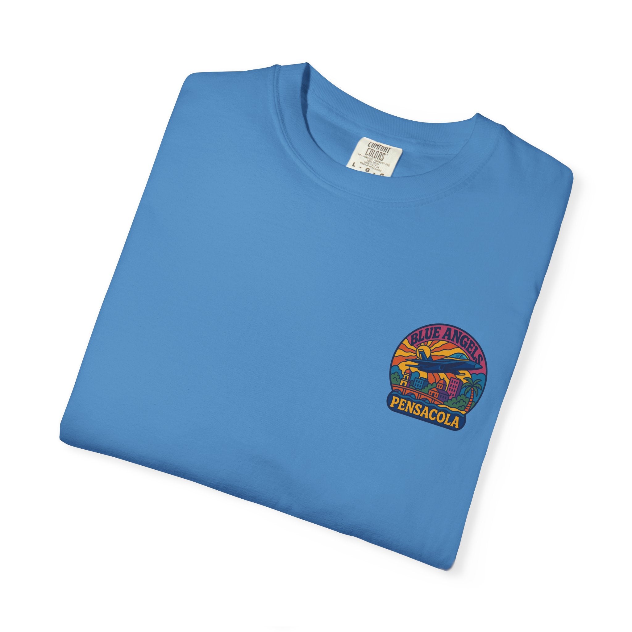 Blue Angels Retro Pensacola T-Shirt – Psychedelic Vintage Style