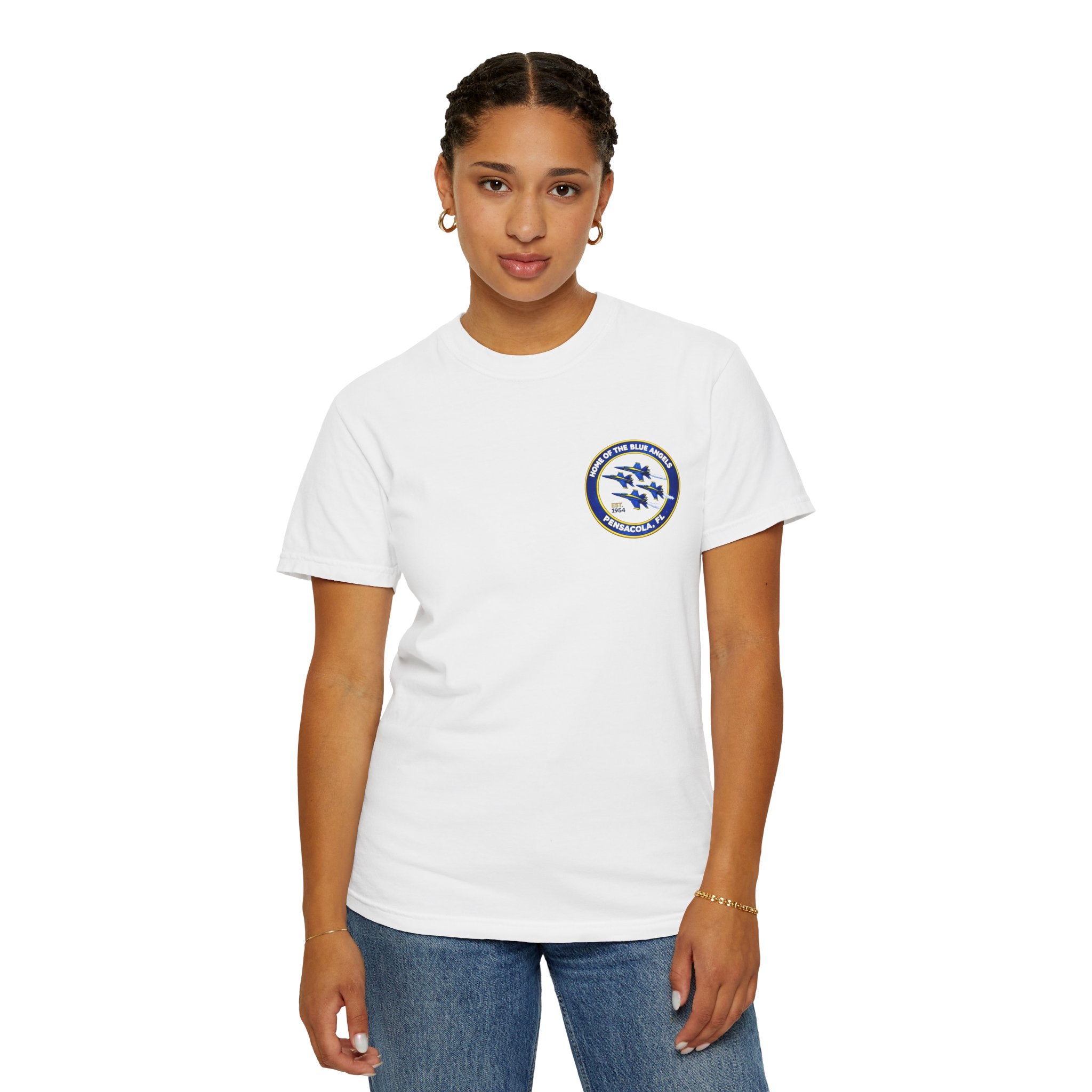 Pensacola Beach Blue Angels Navy Aviation T-Shirt — Florida Air Show Graphic Tee