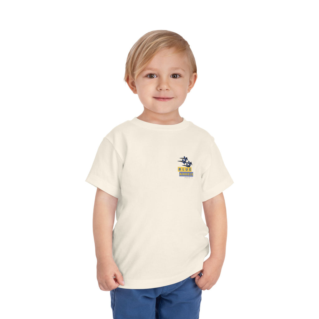 Blue Angels Diamond 4 Kids Shirt | Youth Jet Fighter Tee | Pensacola Florida Navy Air Show T-Shirt