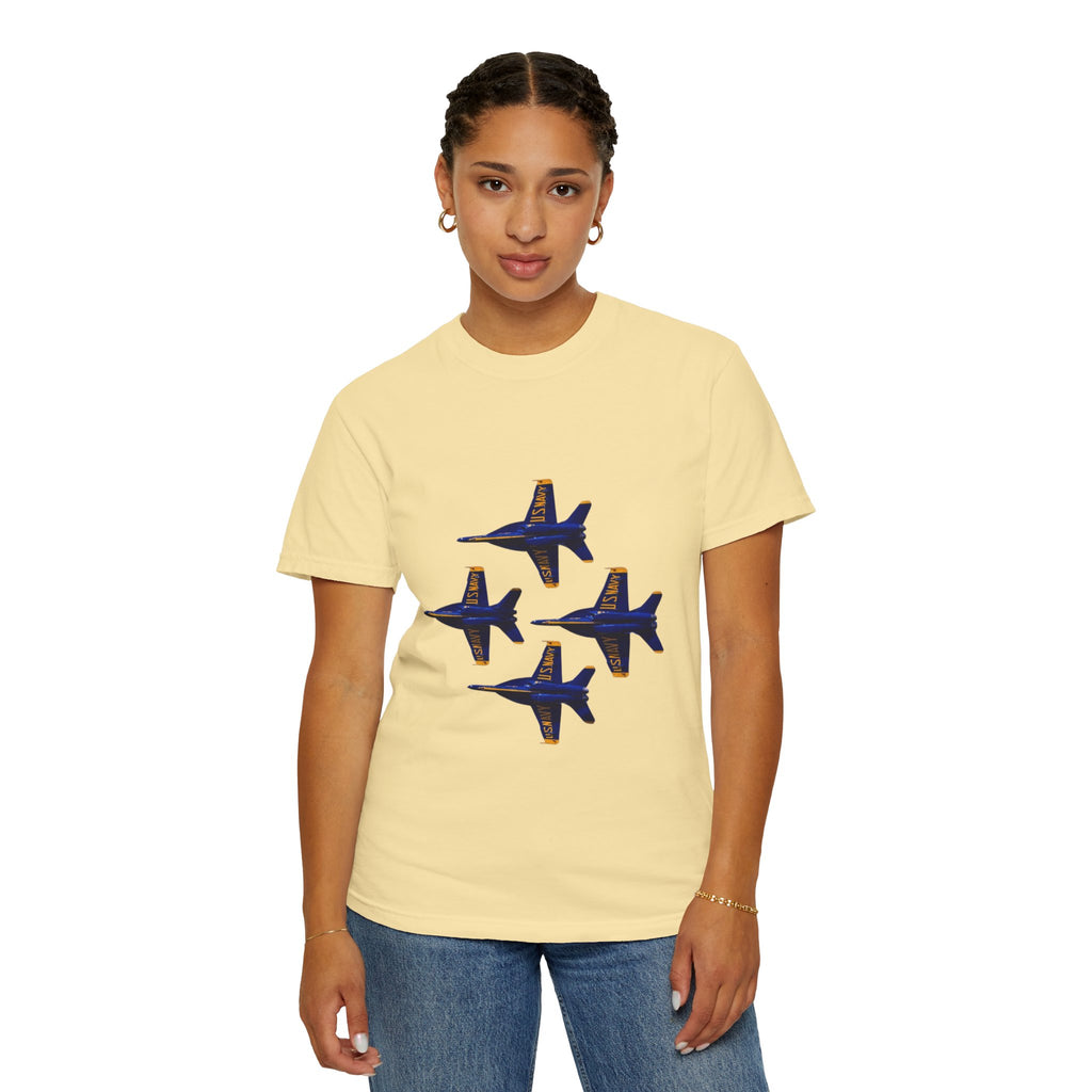Unisex T-shirt Blue Angels Diamond 4 Front Logo - No Text