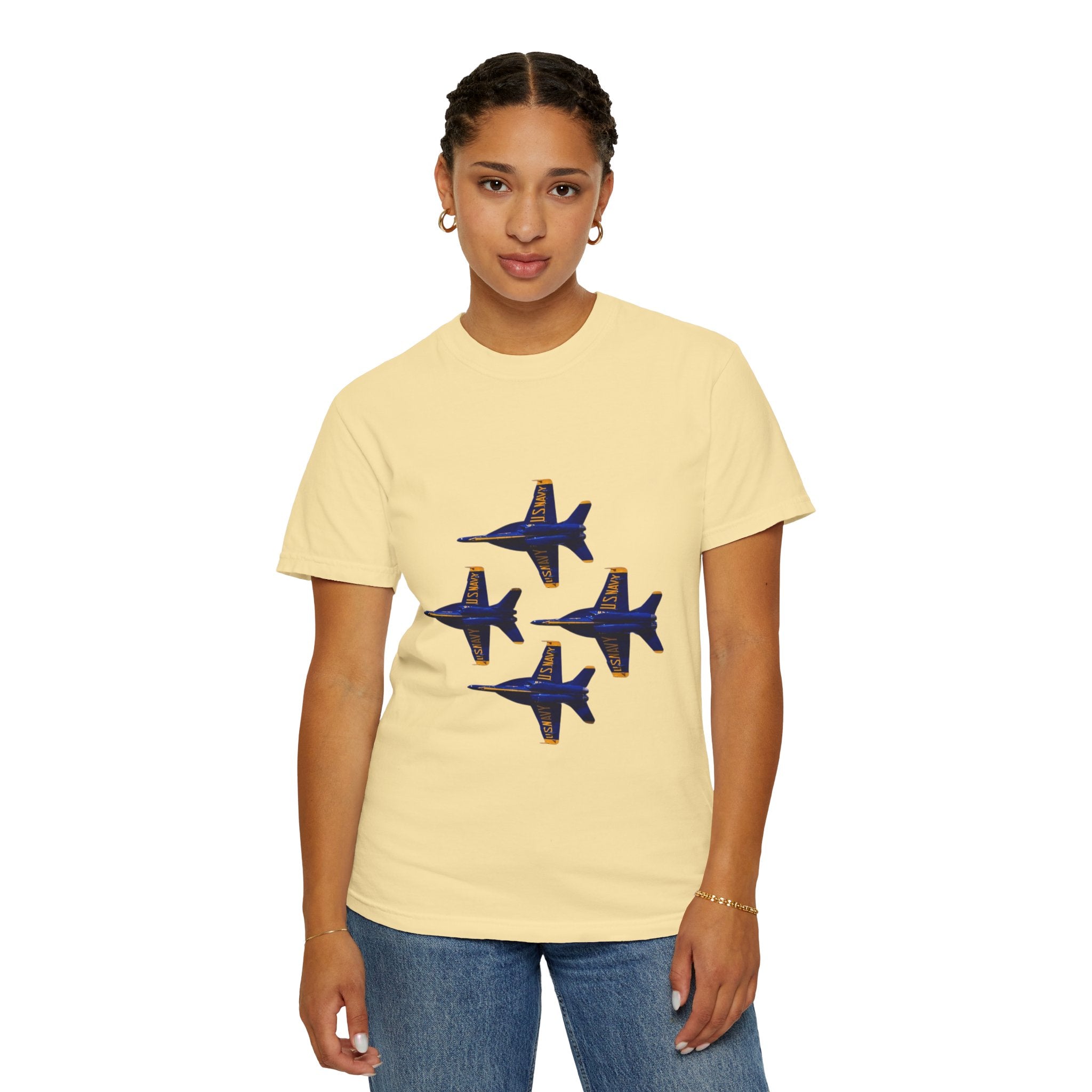 Unisex T-shirt Blue Angels Diamond 4 Front Logo - No Text