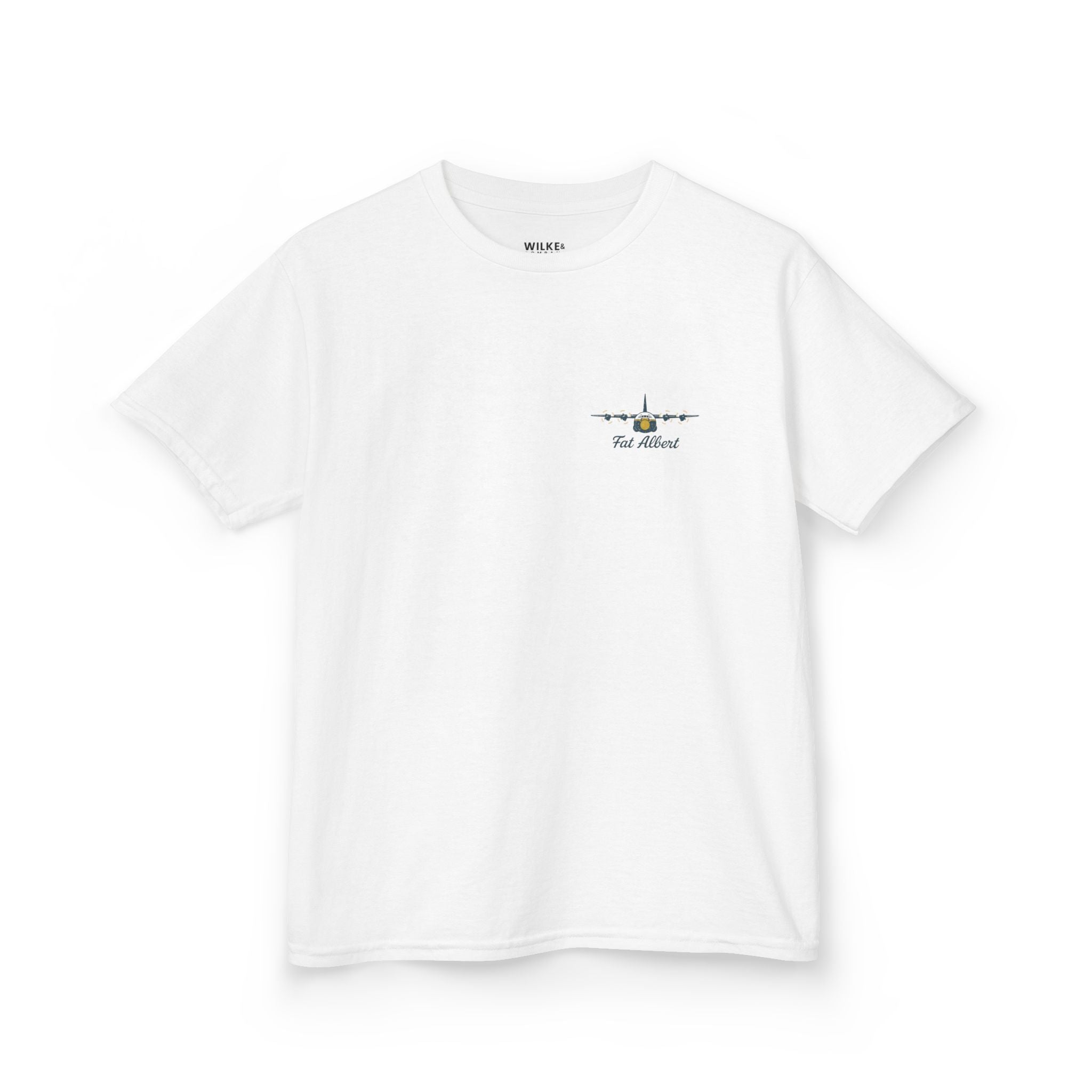 Kids Aviation T-Shirt - Fat Albert Blue Angels Tee, Airplane Gift, Boys and Girls Shirt, Fun Kids Apparel, Aviation Enthusiast Outfit