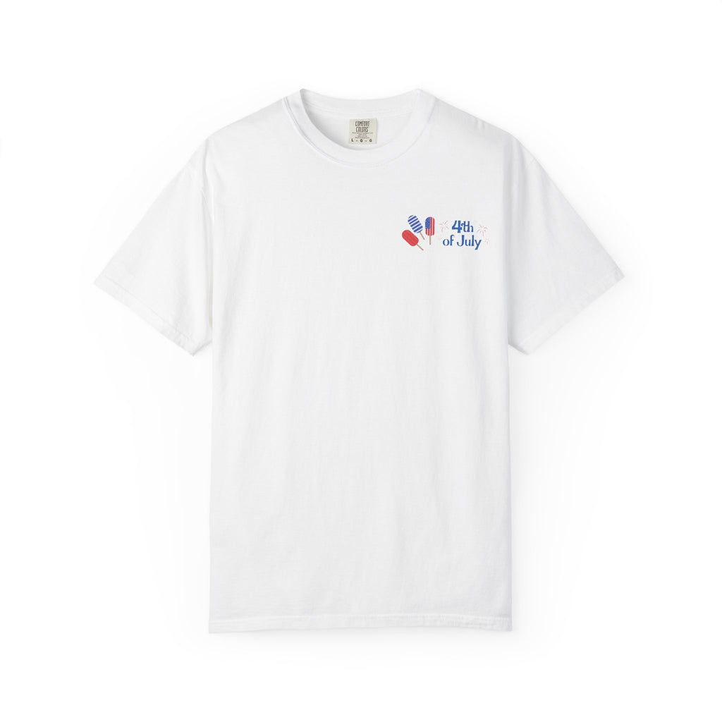 Patriotic Floral 4th of July T-Shirt