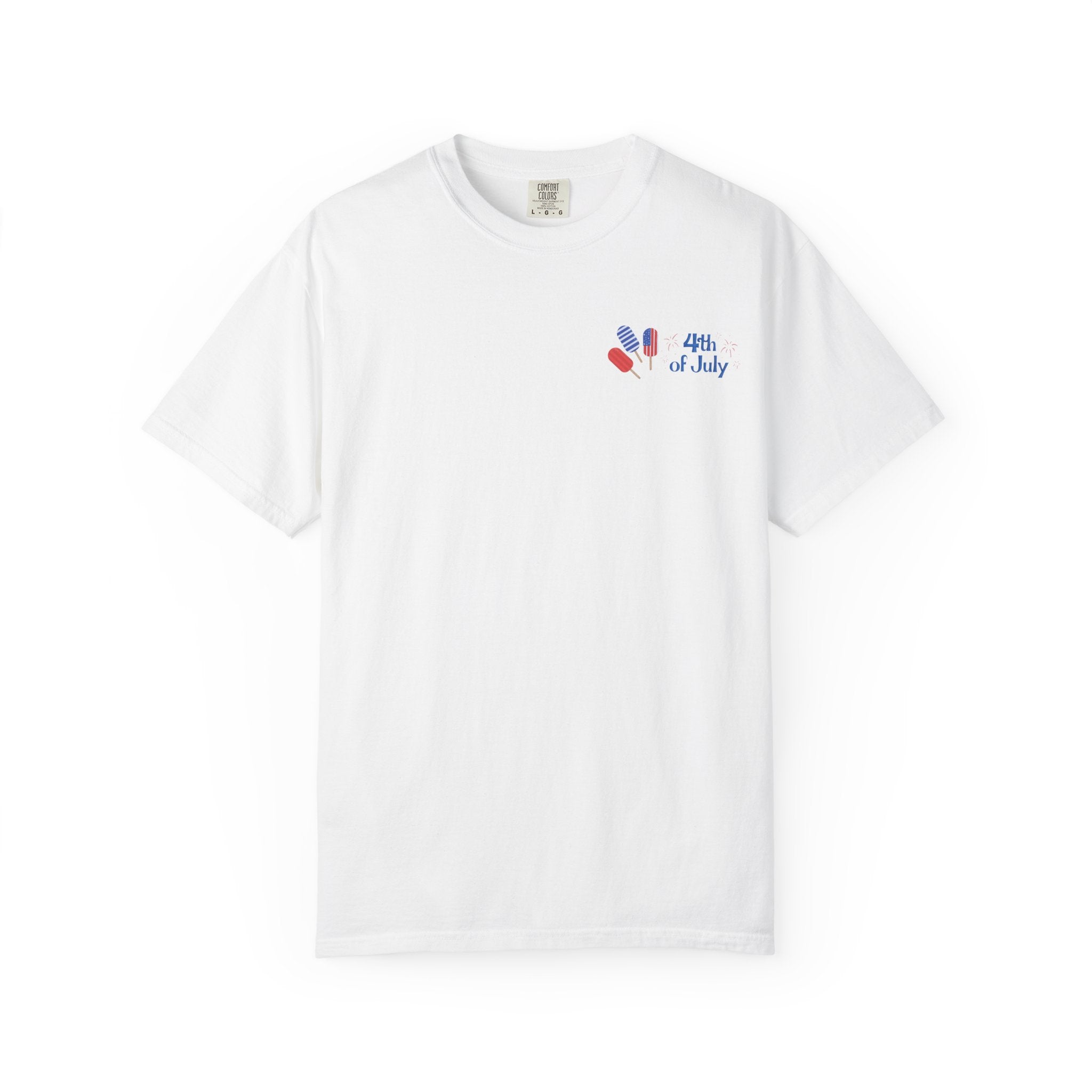 Patriotic Floral 4th of July T-Shirt