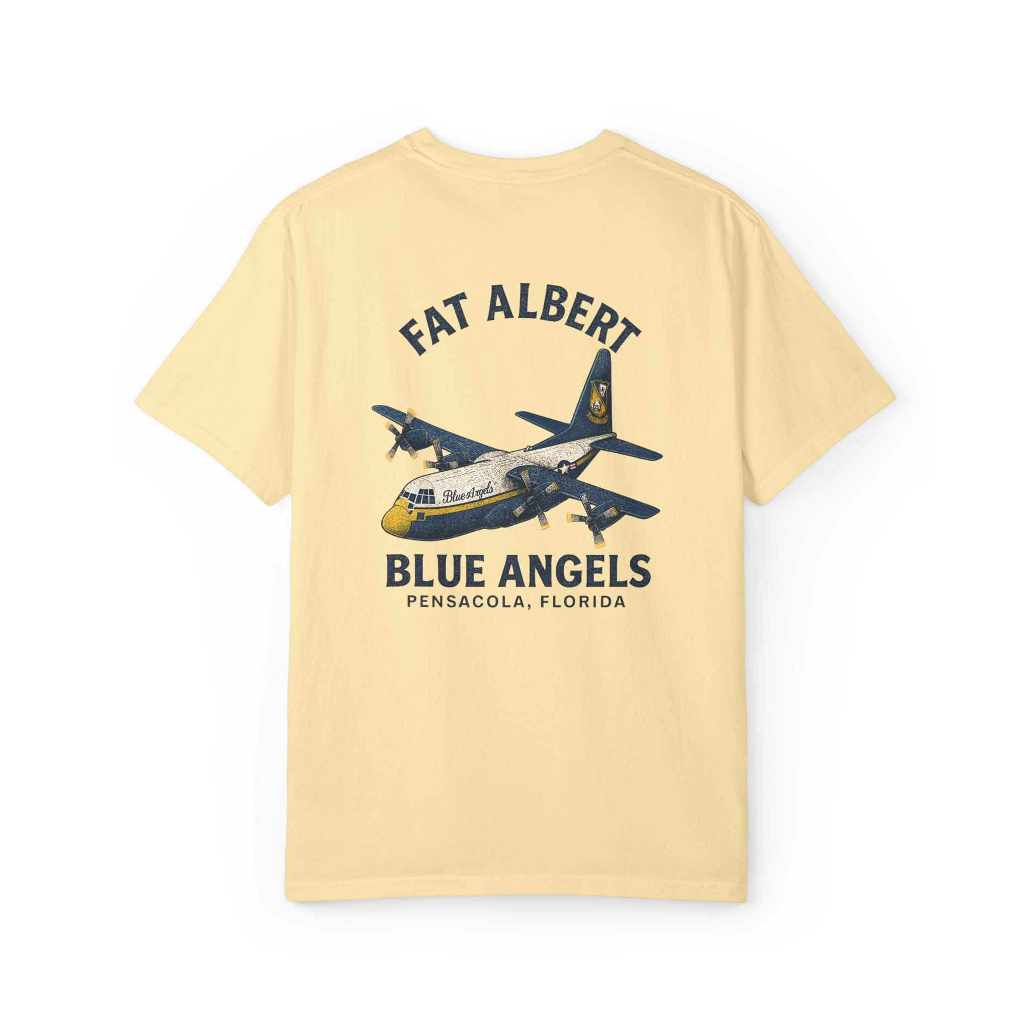 Retro Blue Angels “Fat Albert” Shirt – Pensacola Florida Navy Aviation Vintage Distressed Tee