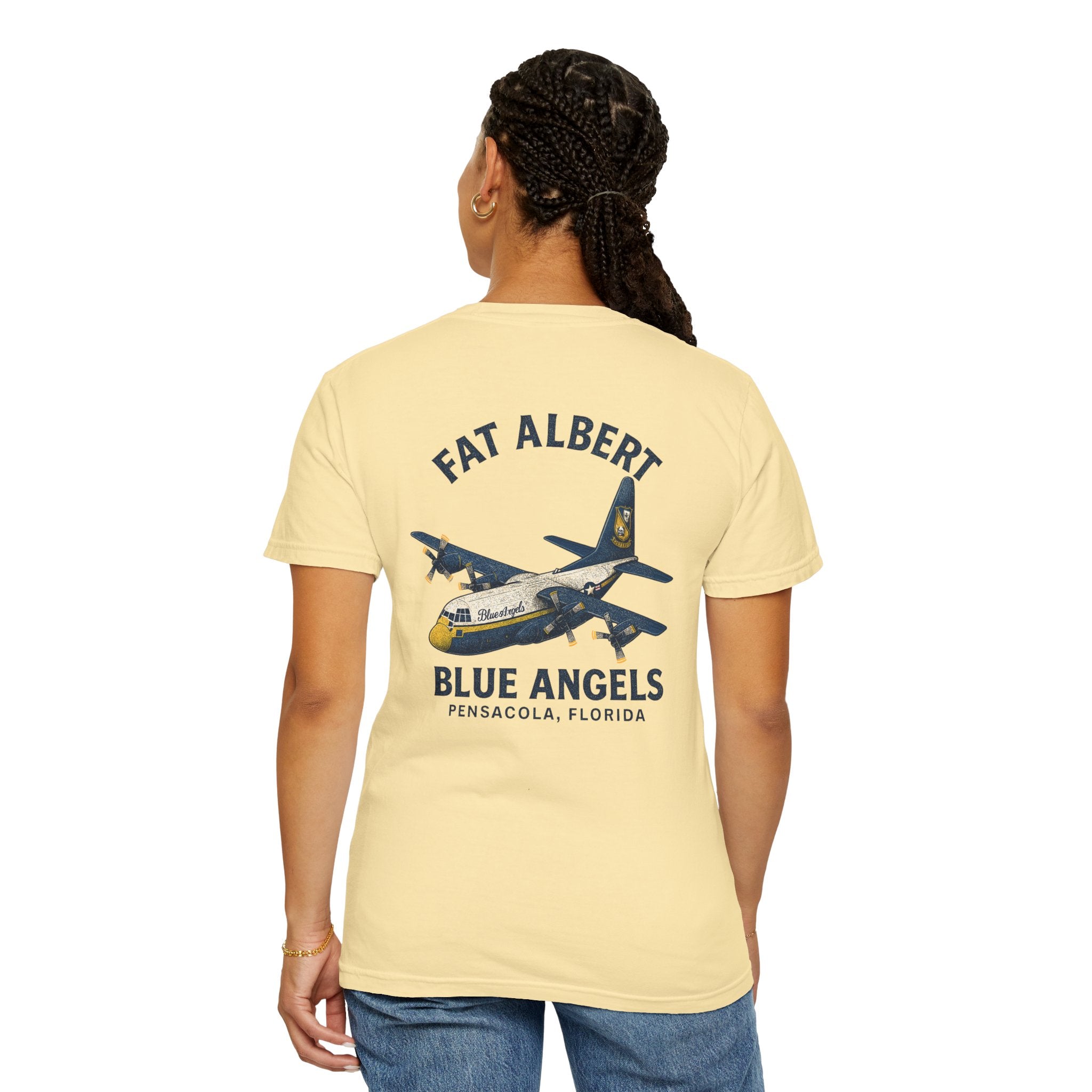 Retro Blue Angels “Fat Albert” Shirt – Pensacola Florida Navy Aviation Vintage Distressed Tee