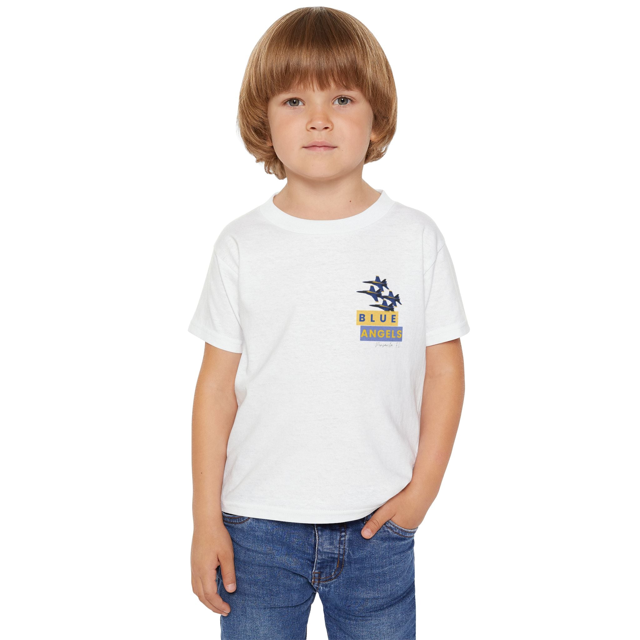 Kids Blue Angels T-Shirt | Youth Jet Formation Tee | US Navy Air Show Shirt | Pensacola FL Design