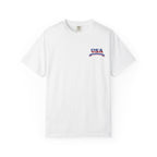 USA Patriotic Eagle Shirt – American Flag Graphic Tee, 4th of July Freedom T-Shirt, Red White & Blue Eagle Design