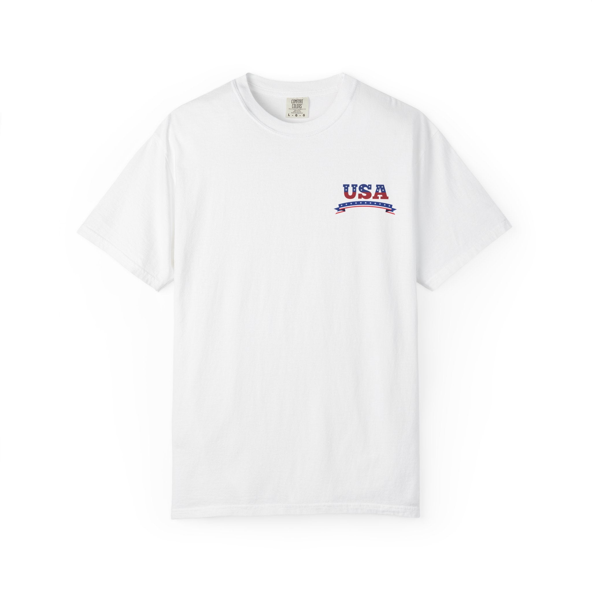 USA Patriotic Eagle Shirt – American Flag Graphic Tee, 4th of July Freedom T-Shirt, Red White & Blue Eagle Design