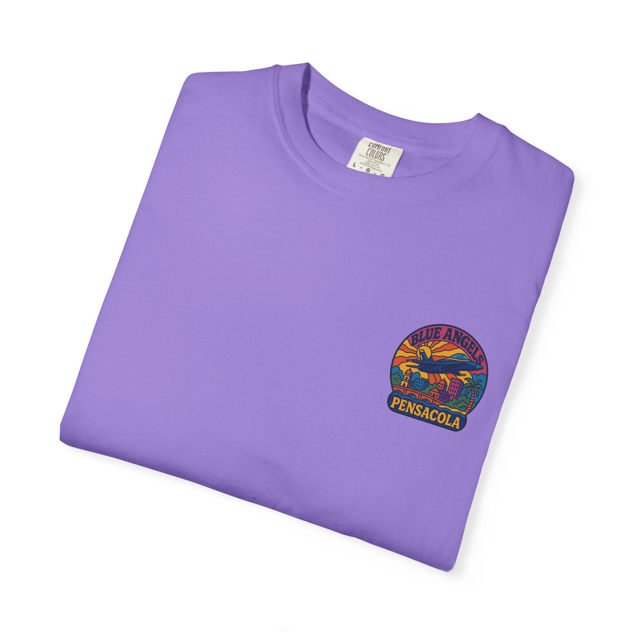 Blue Angels Retro Pensacola T-Shirt – Psychedelic Vintage Style
