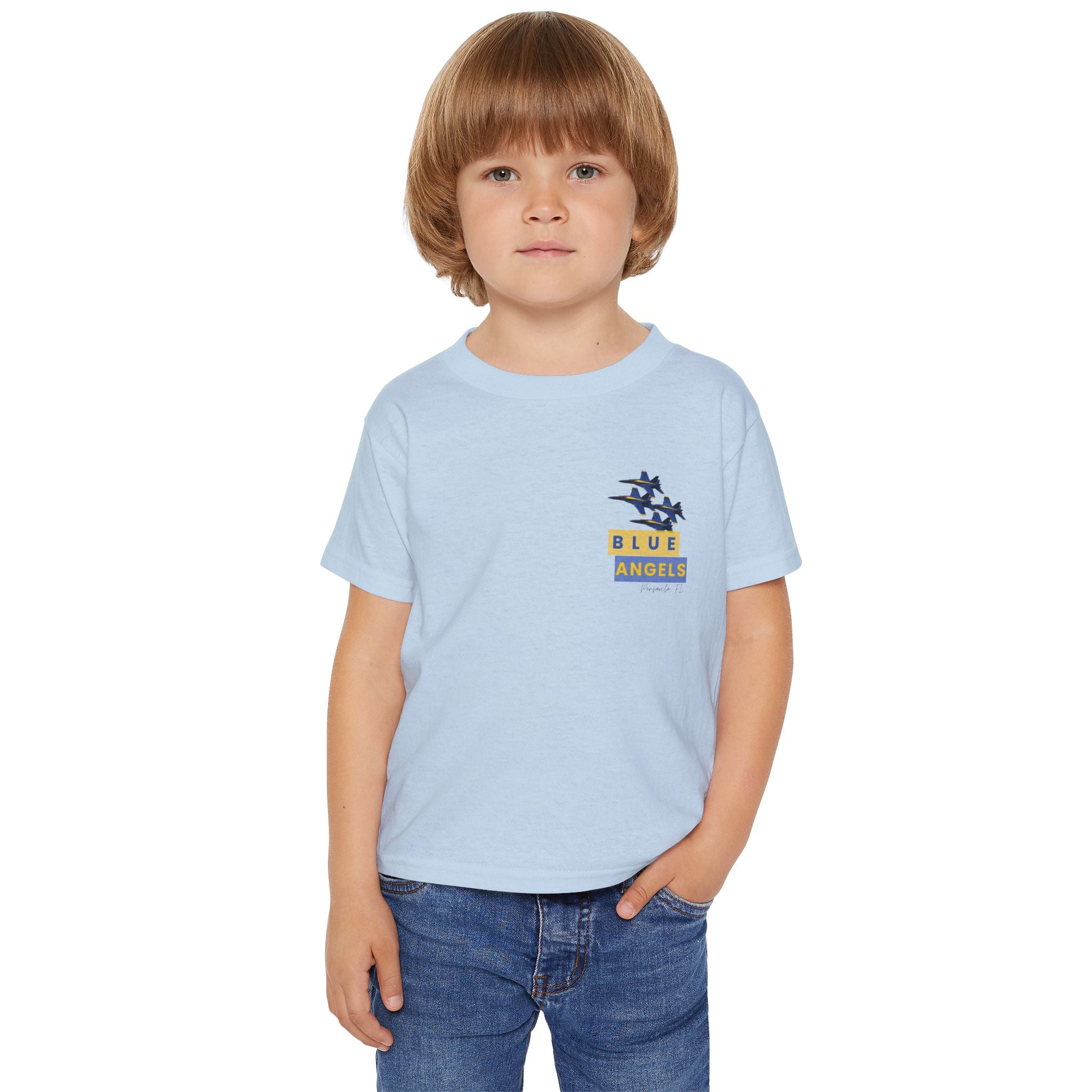 Kids Blue Angels T-Shirt | Youth Jet Formation Tee | US Navy Air Show Shirt | Pensacola FL Design
