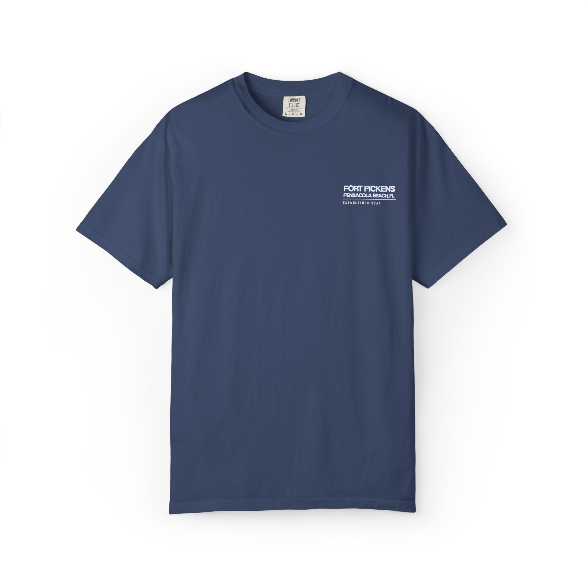 Fort Pickens Guardian of the Gulf T-Shirt - Dark tee with White lettering- Pensacola Beach Florida