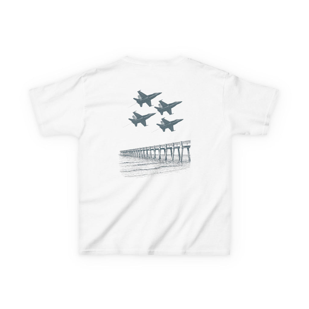 Kids Tee - Aviation Adventure Blue Angels Airplane Design T-Shirt