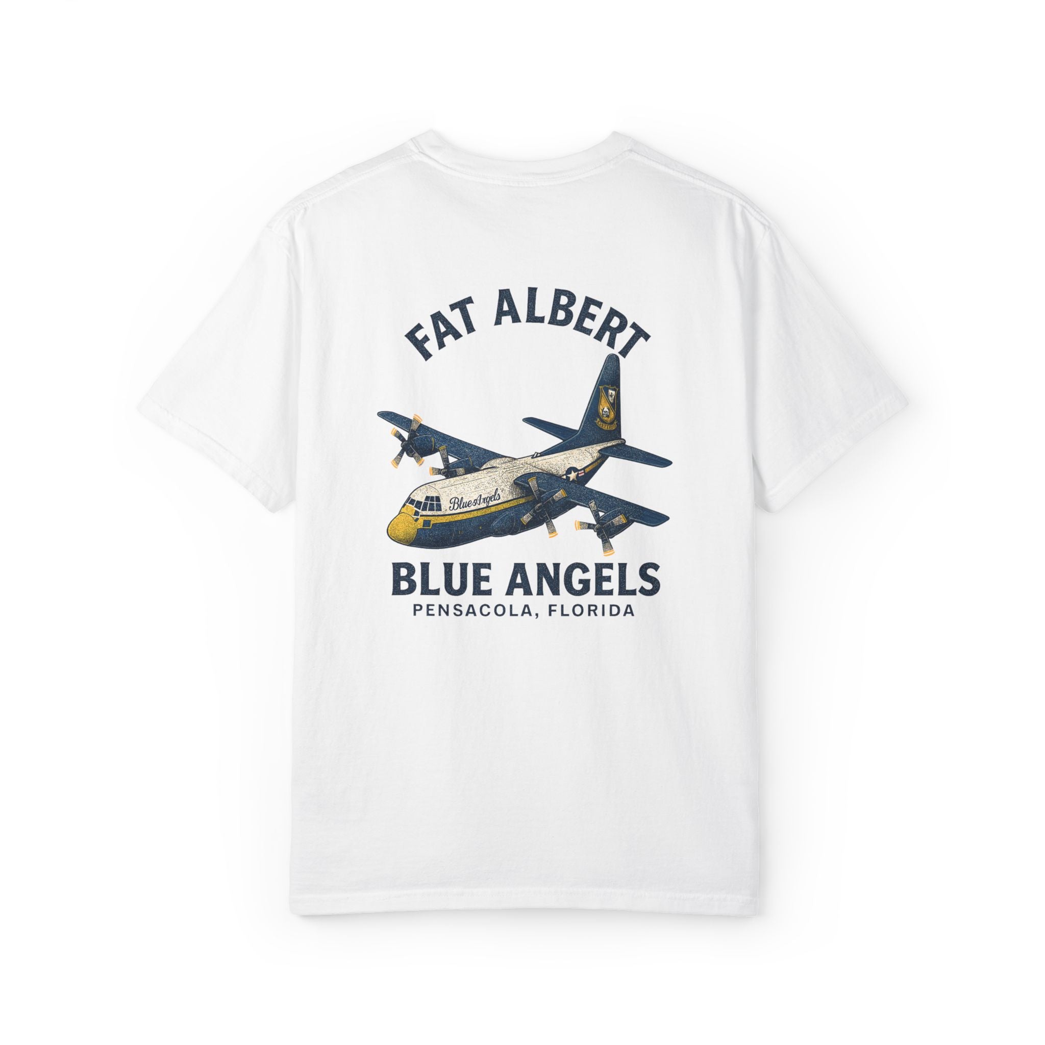 Retro Blue Angels “Fat Albert” Shirt – Pensacola Florida Navy Aviation Vintage Distressed Tee
