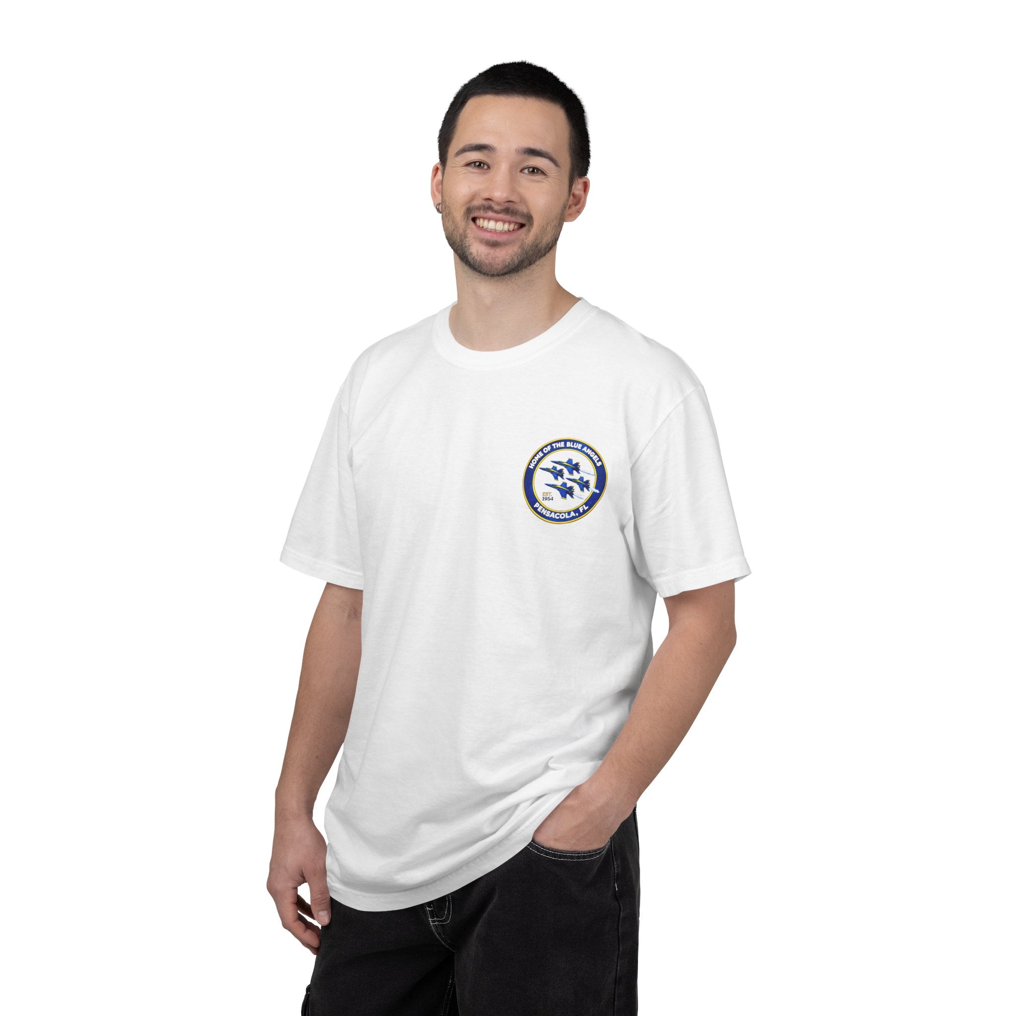 Pensacola Beach Blue Angels Navy Aviation T-Shirt — Florida Air Show Graphic Tee