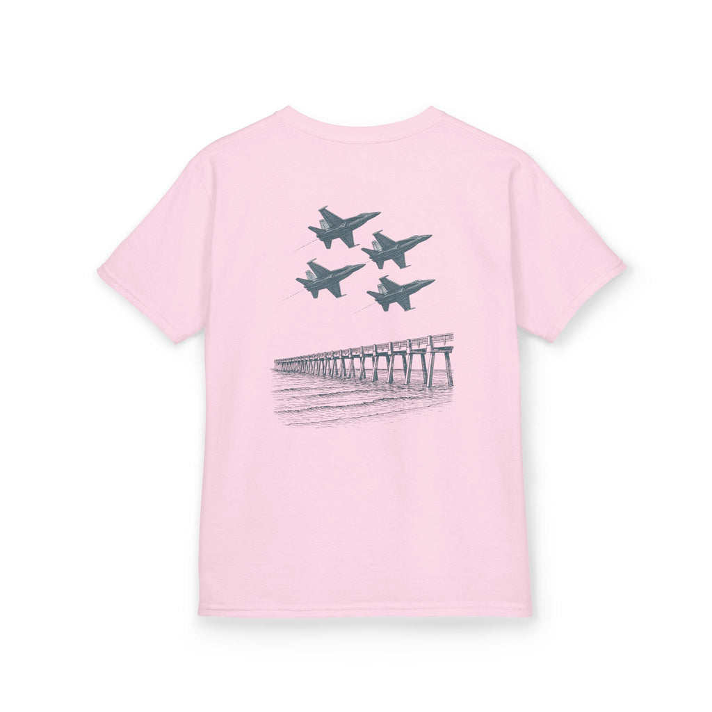 Kids Tee - Aviation Adventure Blue Angels Airplane Design T-Shirt
