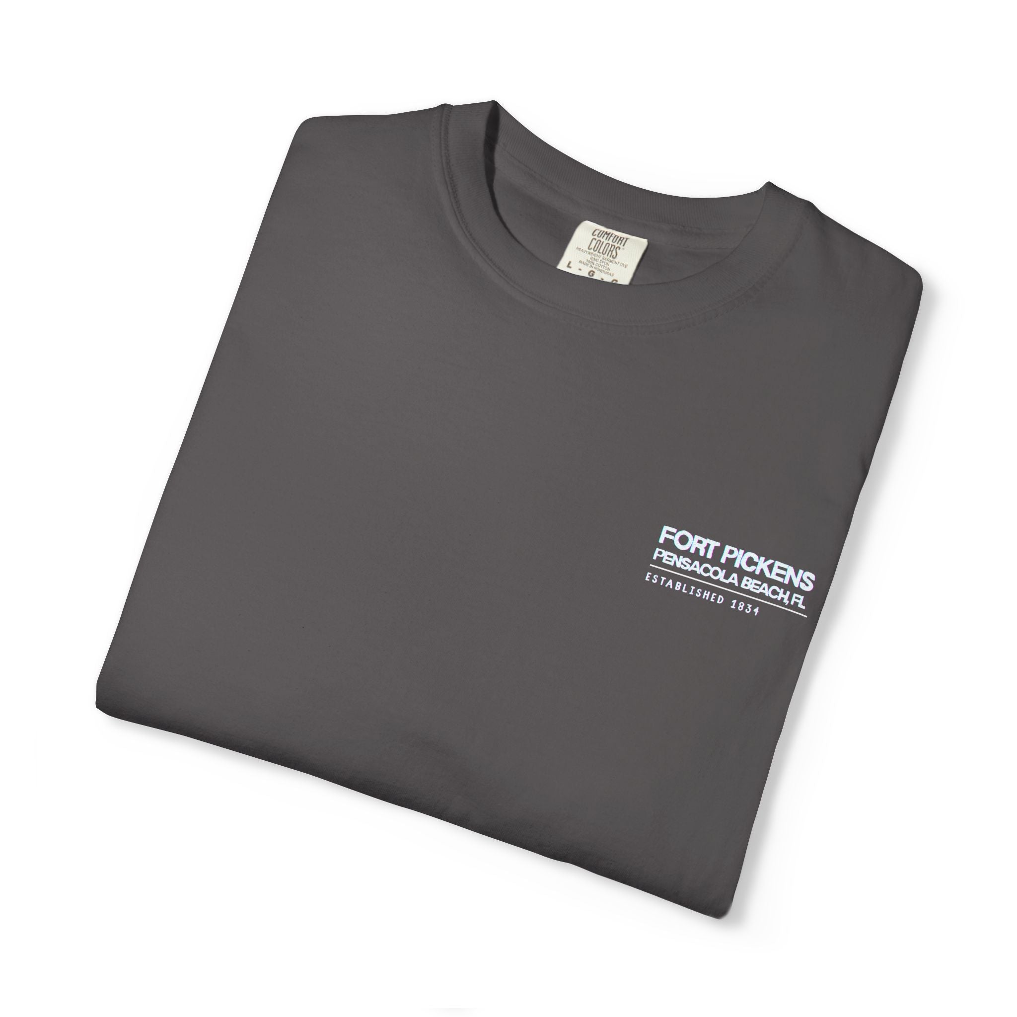 Fort Pickens Guardian of the Gulf T-Shirt - Dark tee with White lettering- Pensacola Beach Florida