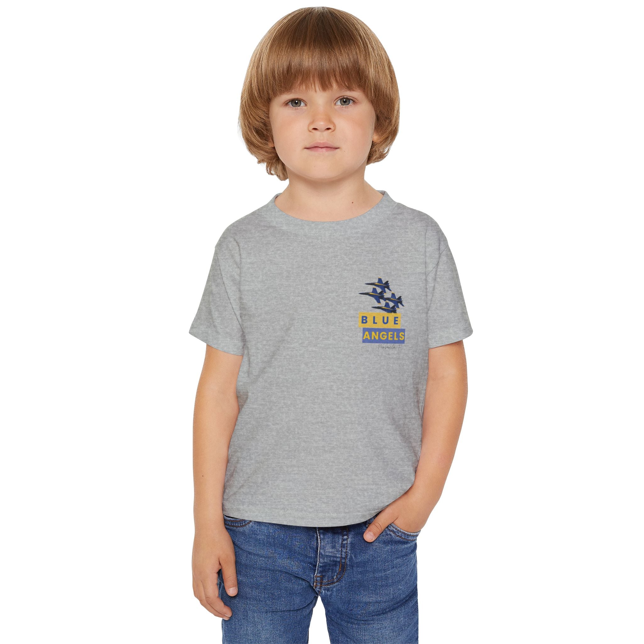 Kids Blue Angels T-Shirt | Youth Jet Formation Tee | US Navy Air Show Shirt | Pensacola FL Design