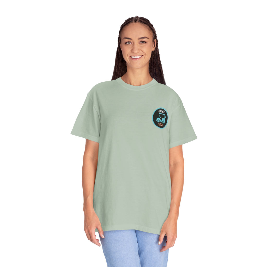 Sunset Palm Trees & Golf T-Shirt