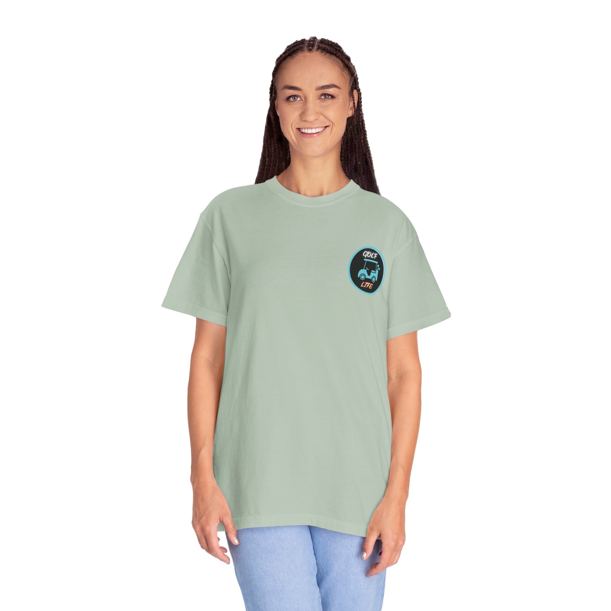Sunset Palm Trees & Golf T-Shirt