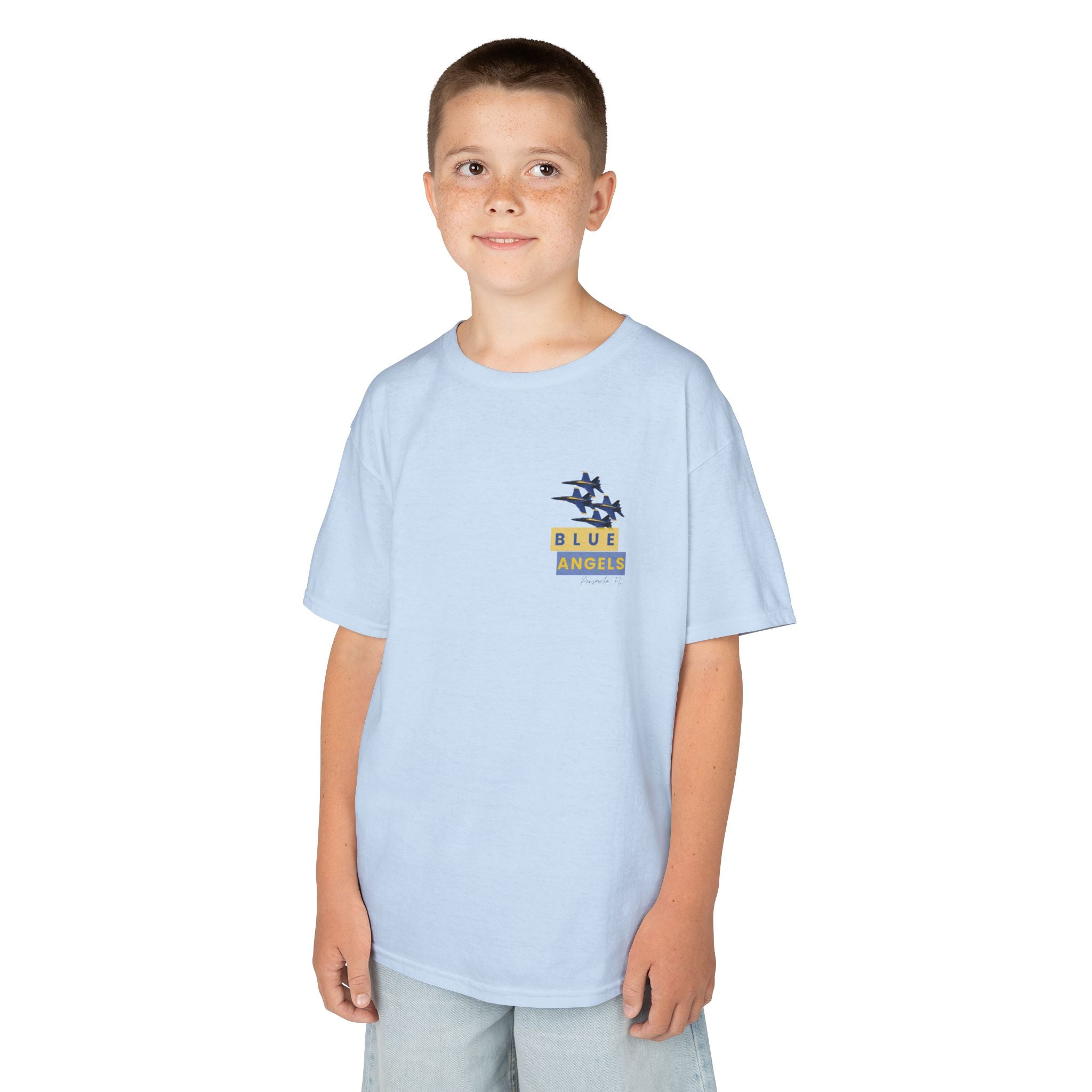 Kids Blue Angels Diamond Formation Tee — Pensacola Airshow Shirt