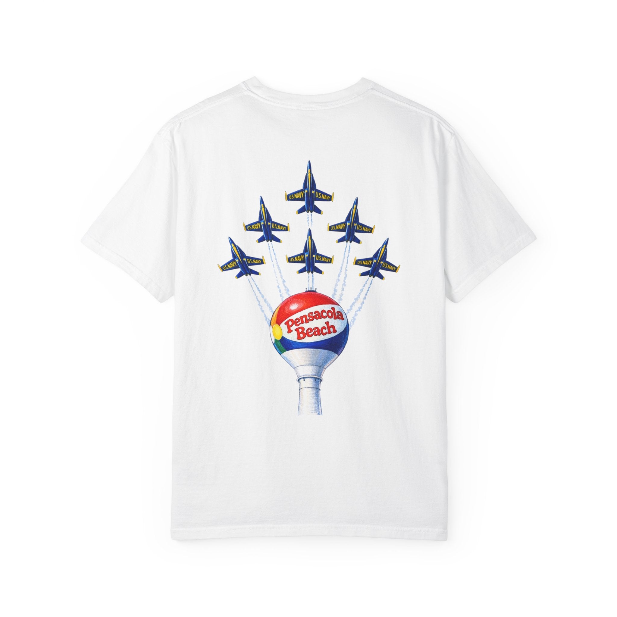 Pensacola Beach Blue Angels Navy Aviation T-Shirt — Florida Air Show Graphic Tee
