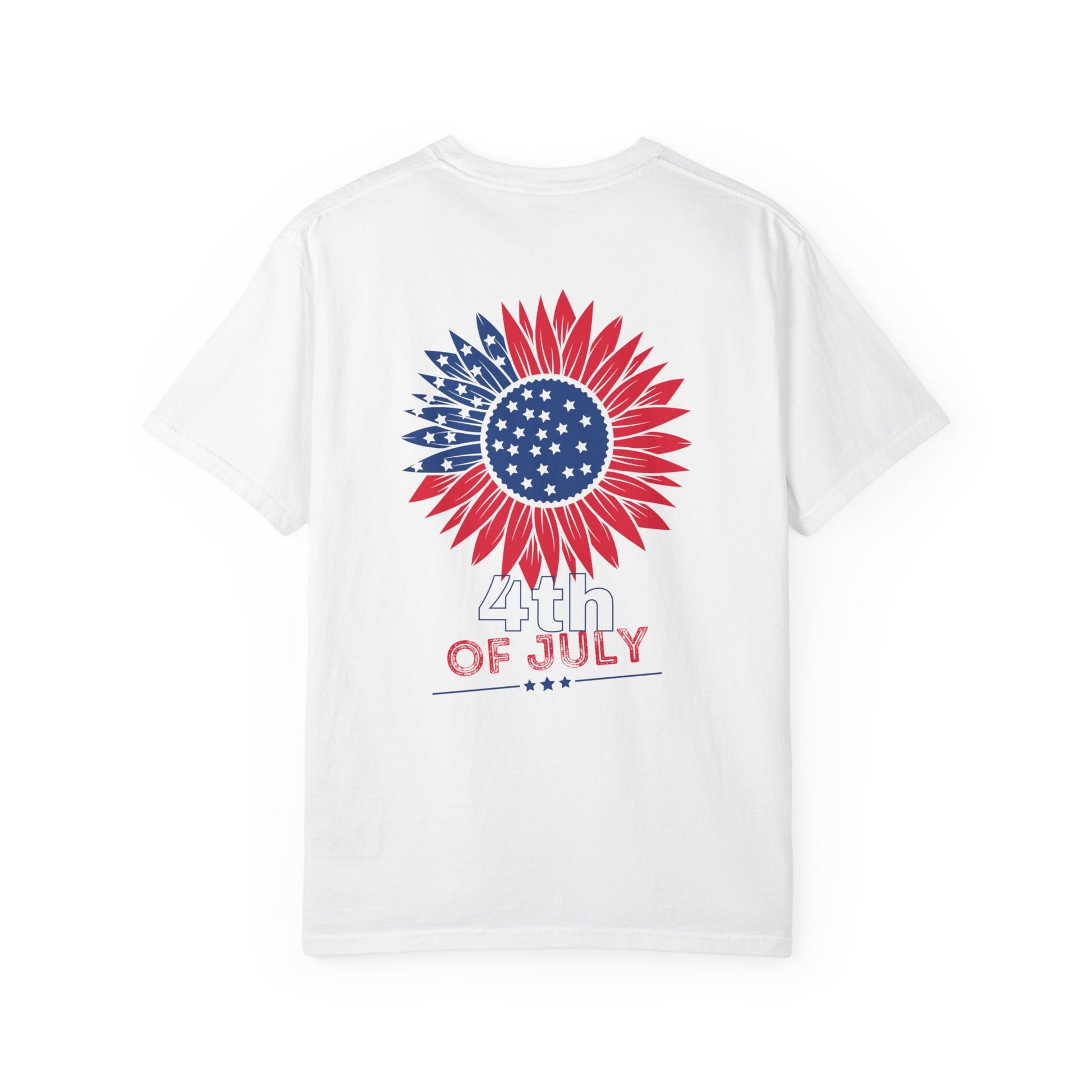 Patriotic Floral 4th of July T-Shirt