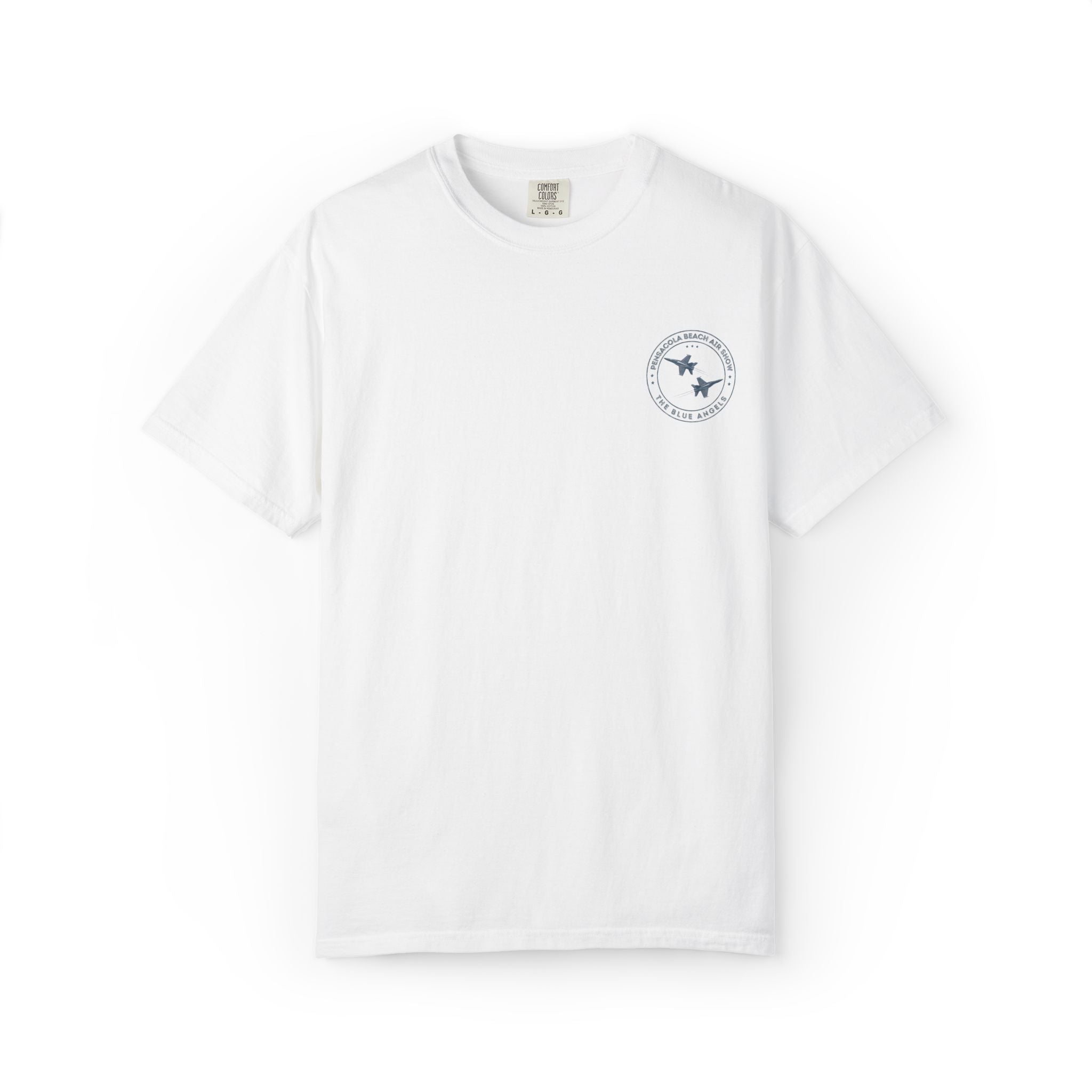 Blue Angels Pensacola Pier T-Shirt – Vintage Florida Beach Graphic Tee – Jet Flyover Coastal Design – Military Air Show Gift Shirt