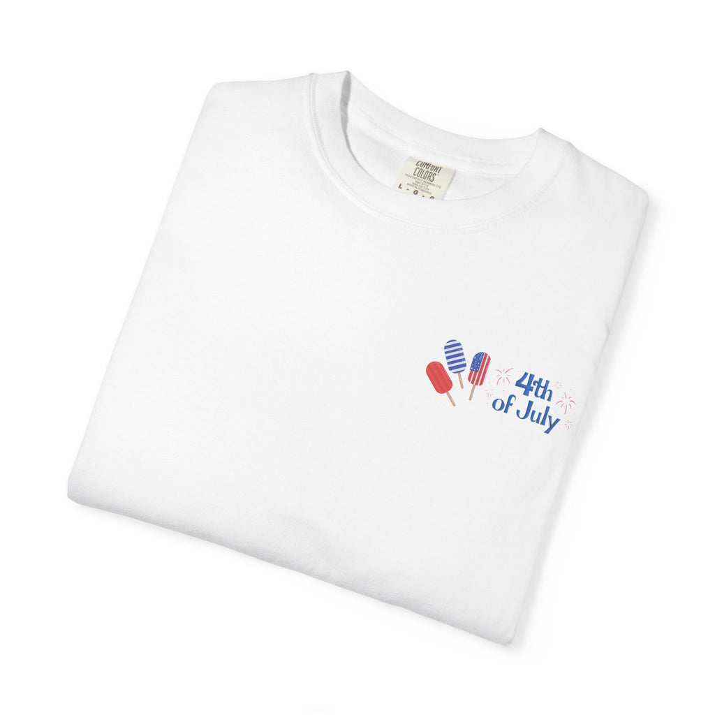 Patriotic Floral 4th of July T-Shirt