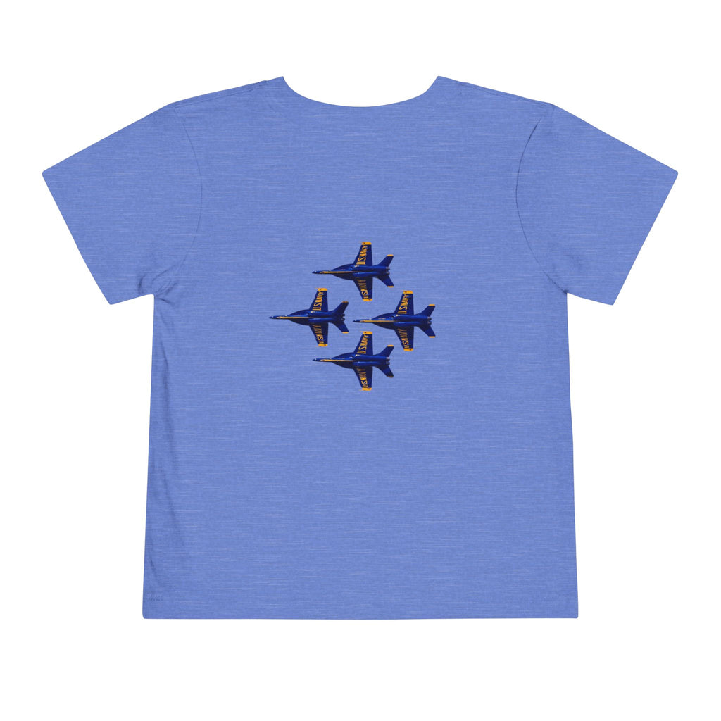 Blue Angels Diamond 4 Kids Shirt | Youth Jet Fighter Tee | Pensacola Florida Navy Air Show T-Shirt